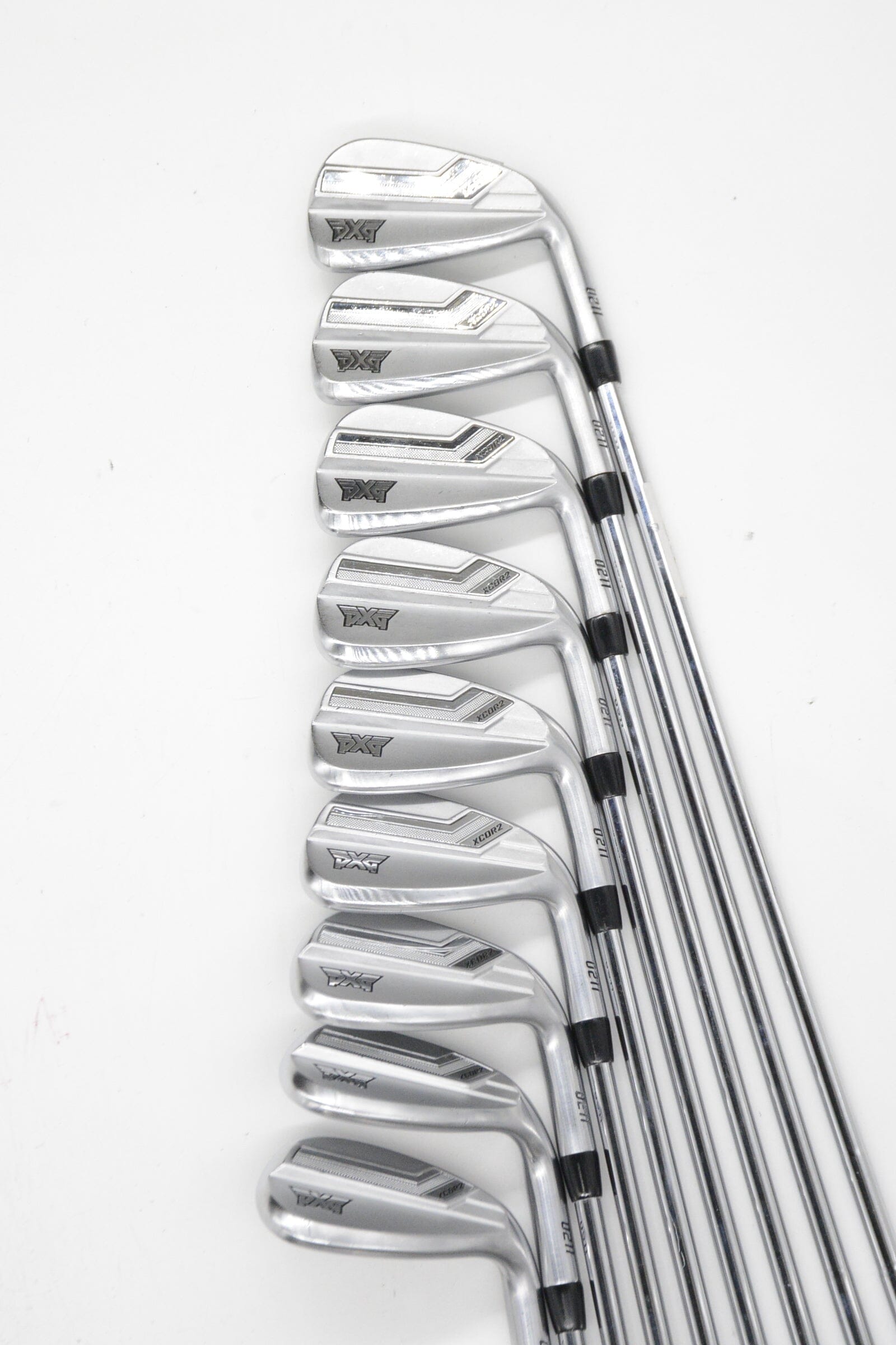 PXG 0211 XCOR2 5-LW Iron Set R Flex +0.25" Golf Clubs GolfRoots 