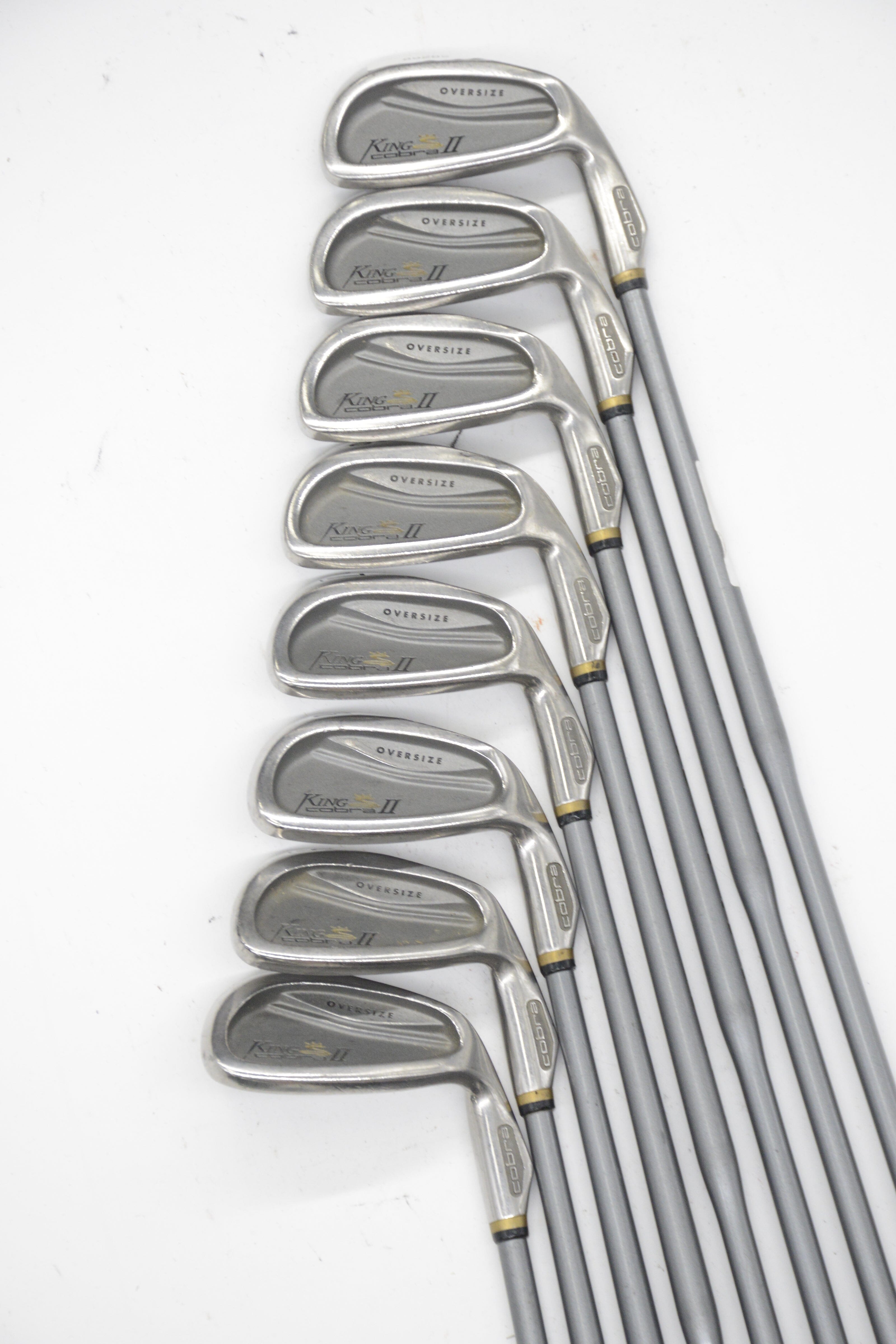 Cobra King Cobra 2 Oversize 3-PW Iron Set R Flex -0.25" Golf Clubs GolfRoots 