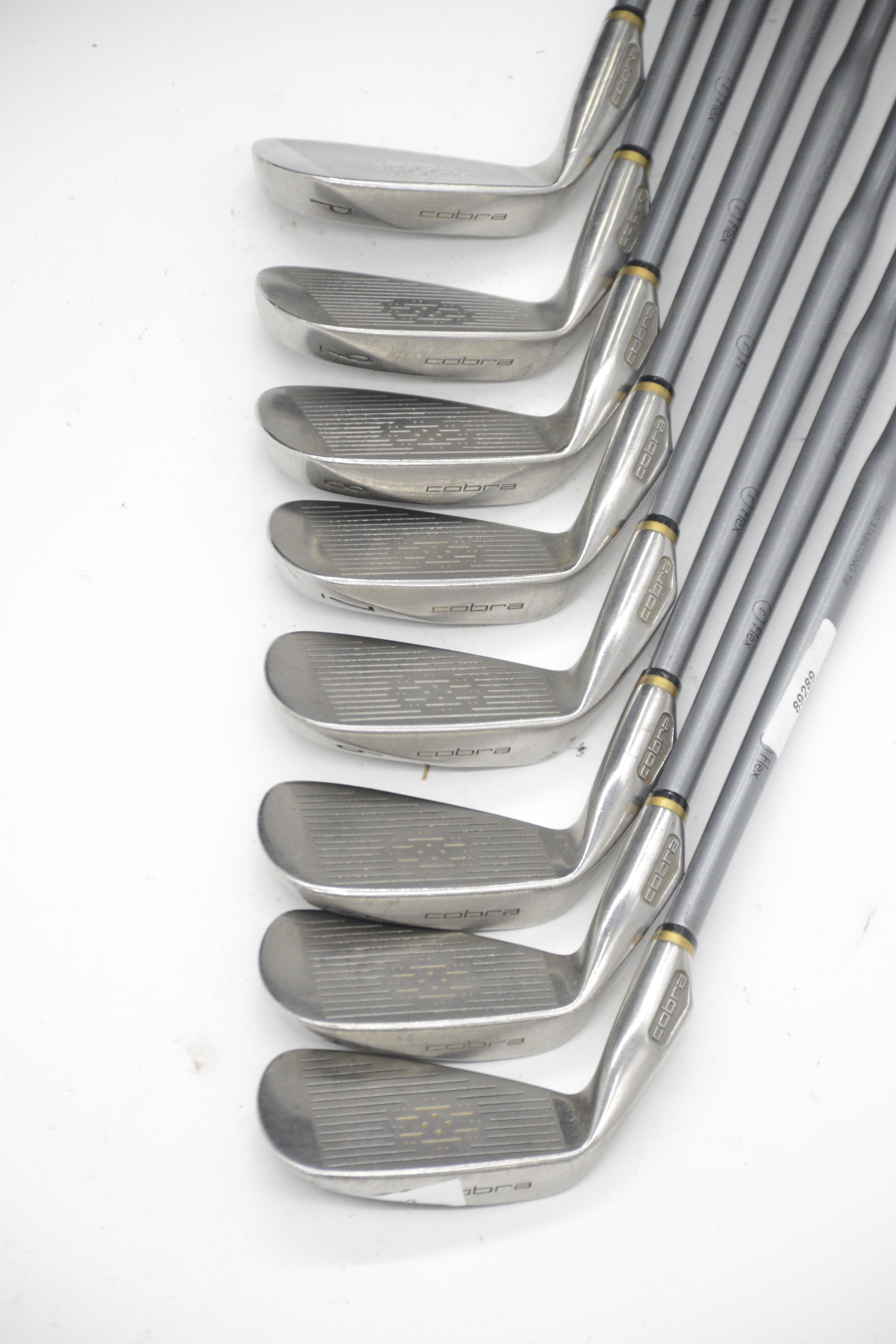 Cobra King Cobra 2 Oversize 3-PW Iron Set R Flex -0.25" Golf Clubs GolfRoots 