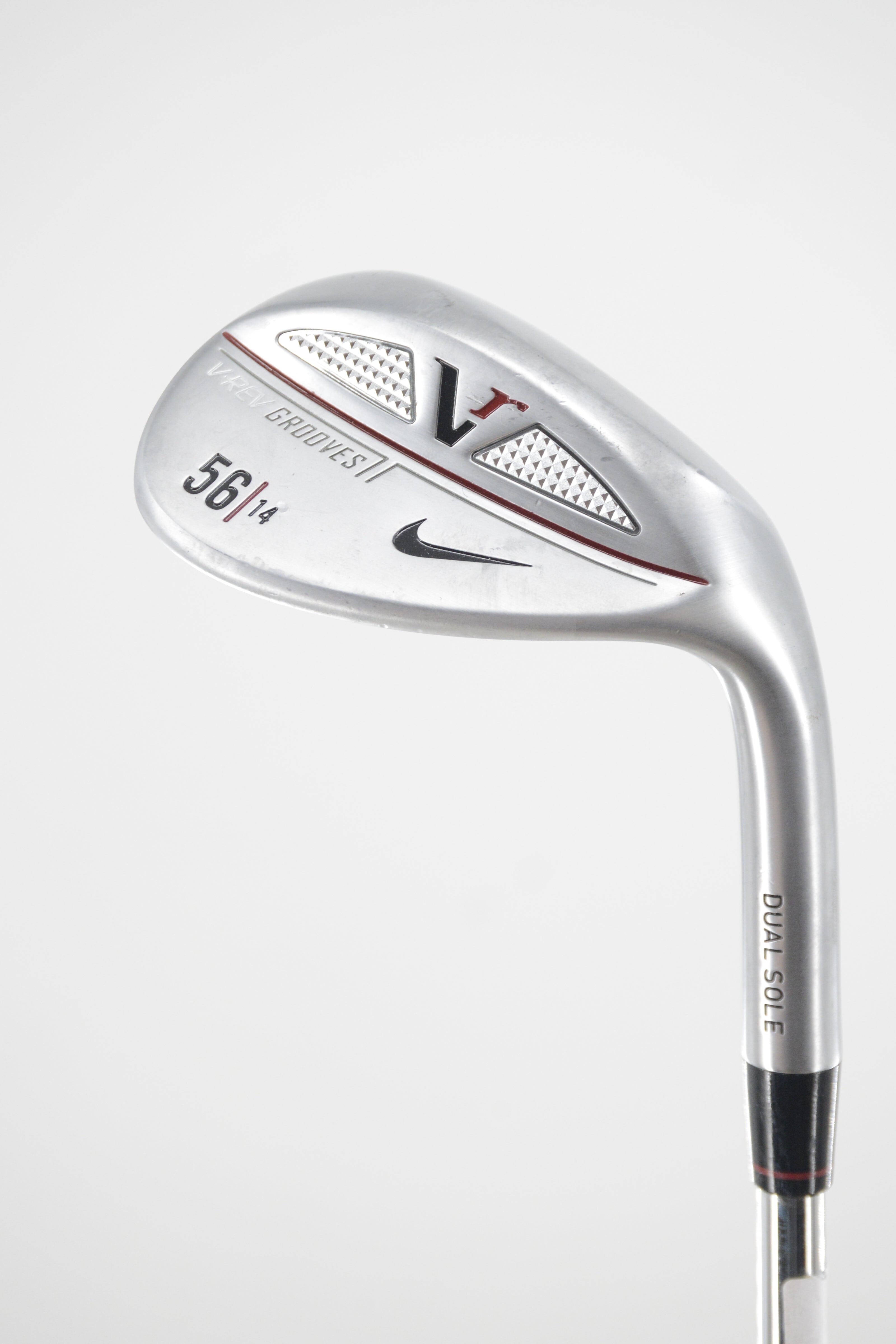 Nike Vr Pro Forged Dual Sole Platinum 56 Degree Wedge S Flex 34.75" Golf Clubs GolfRoots 