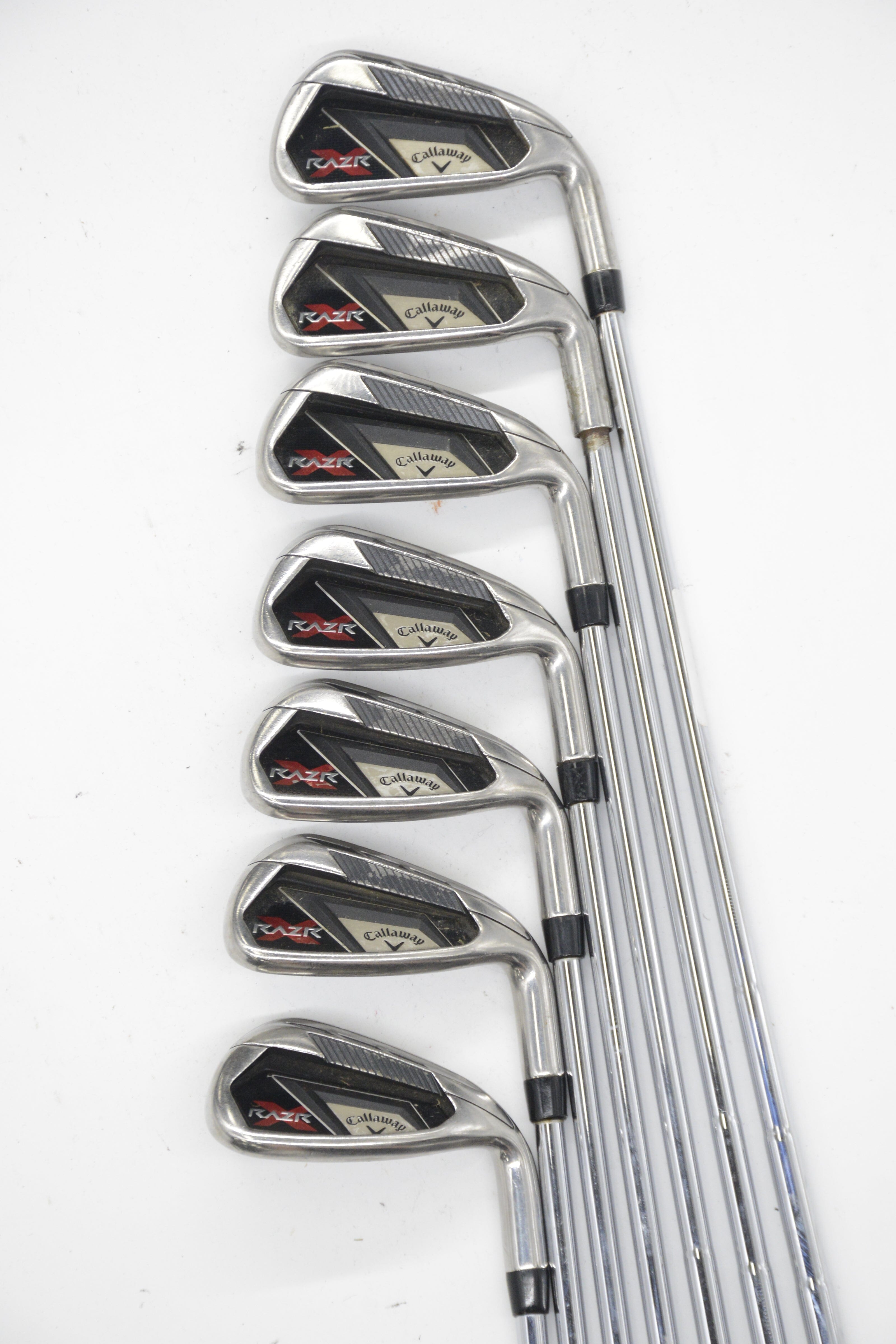 Callaway RAZR X 5-AW Iron Set Uniflex -0.25" Golf Clubs GolfRoots 