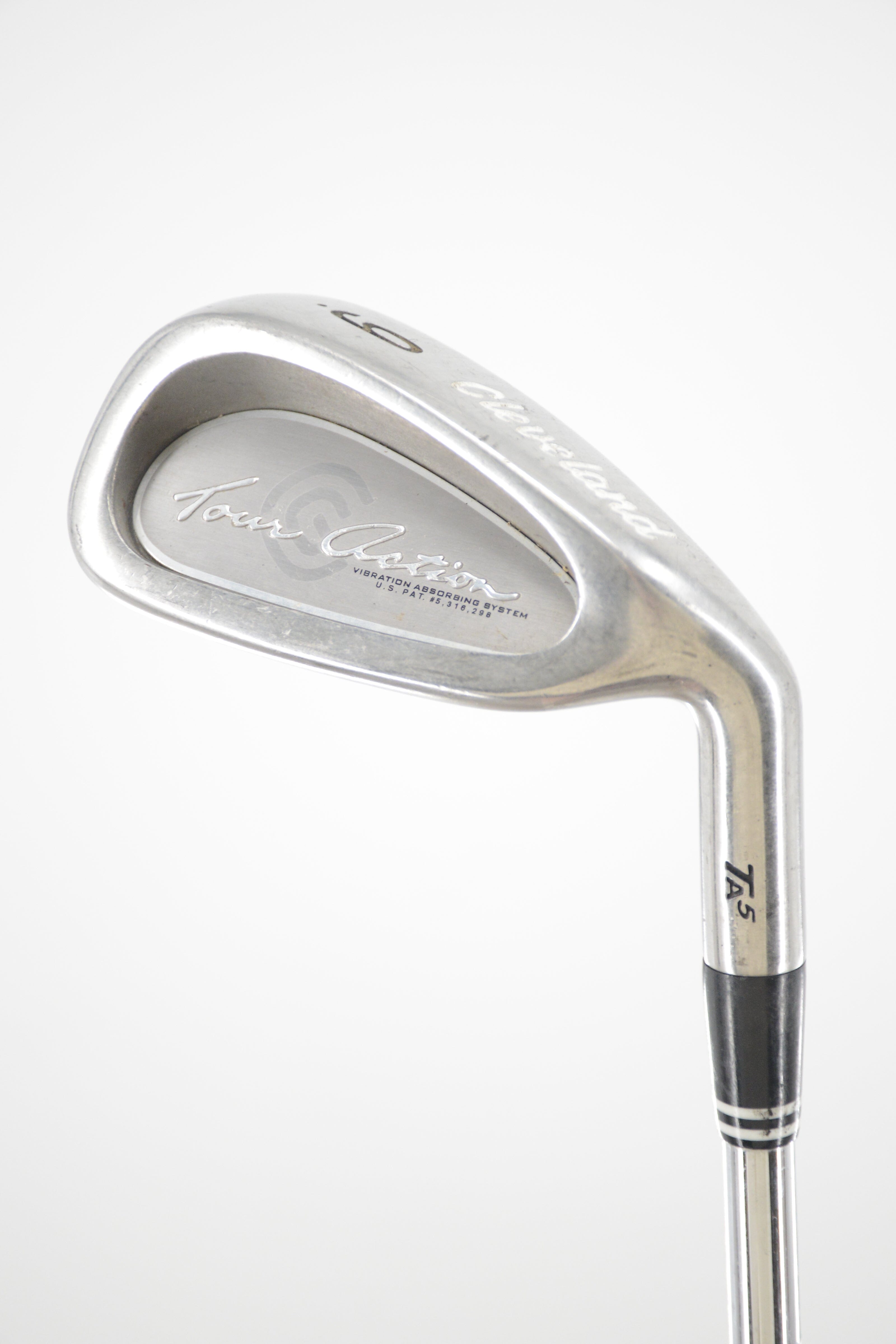 Cleveland Ta5 (Silver Foil Medallion) 9 Iron R Flex 35.5" Golf Clubs GolfRoots 