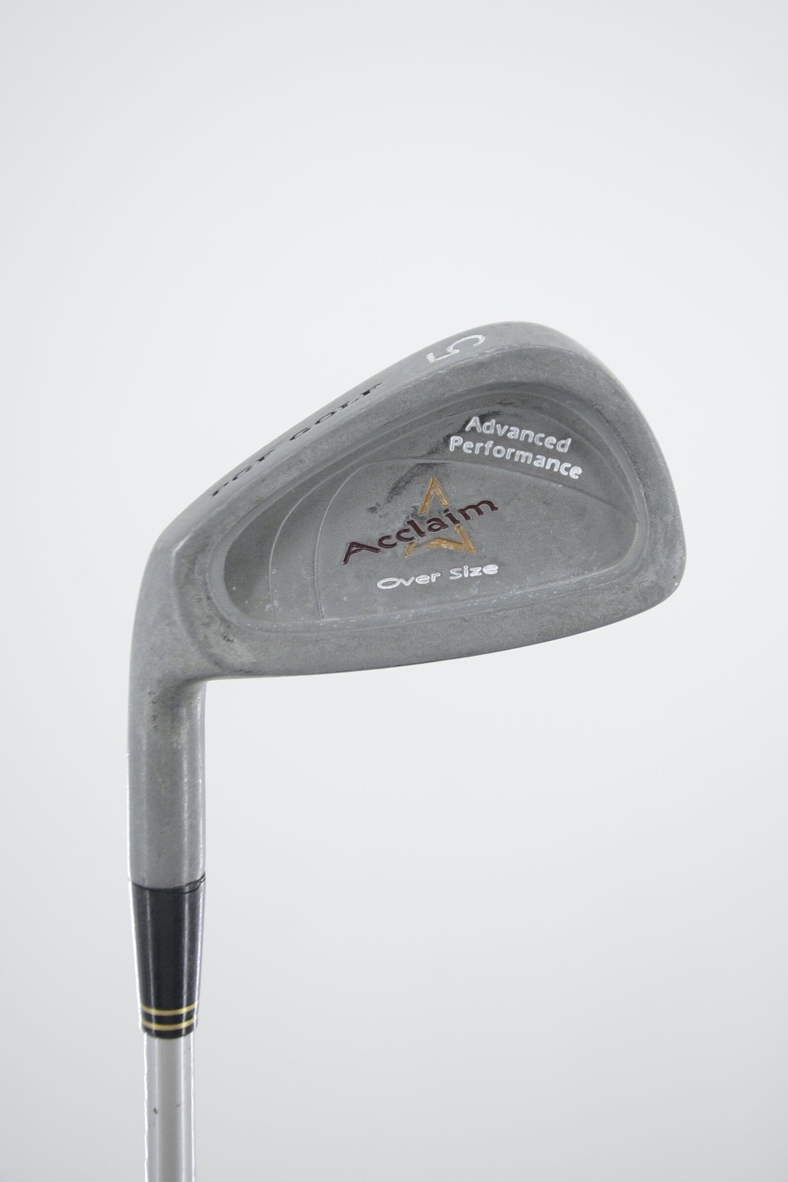Lefty Acclaim Over Size 5 Iron R Flex 37.5" Golf Clubs GolfRoots 