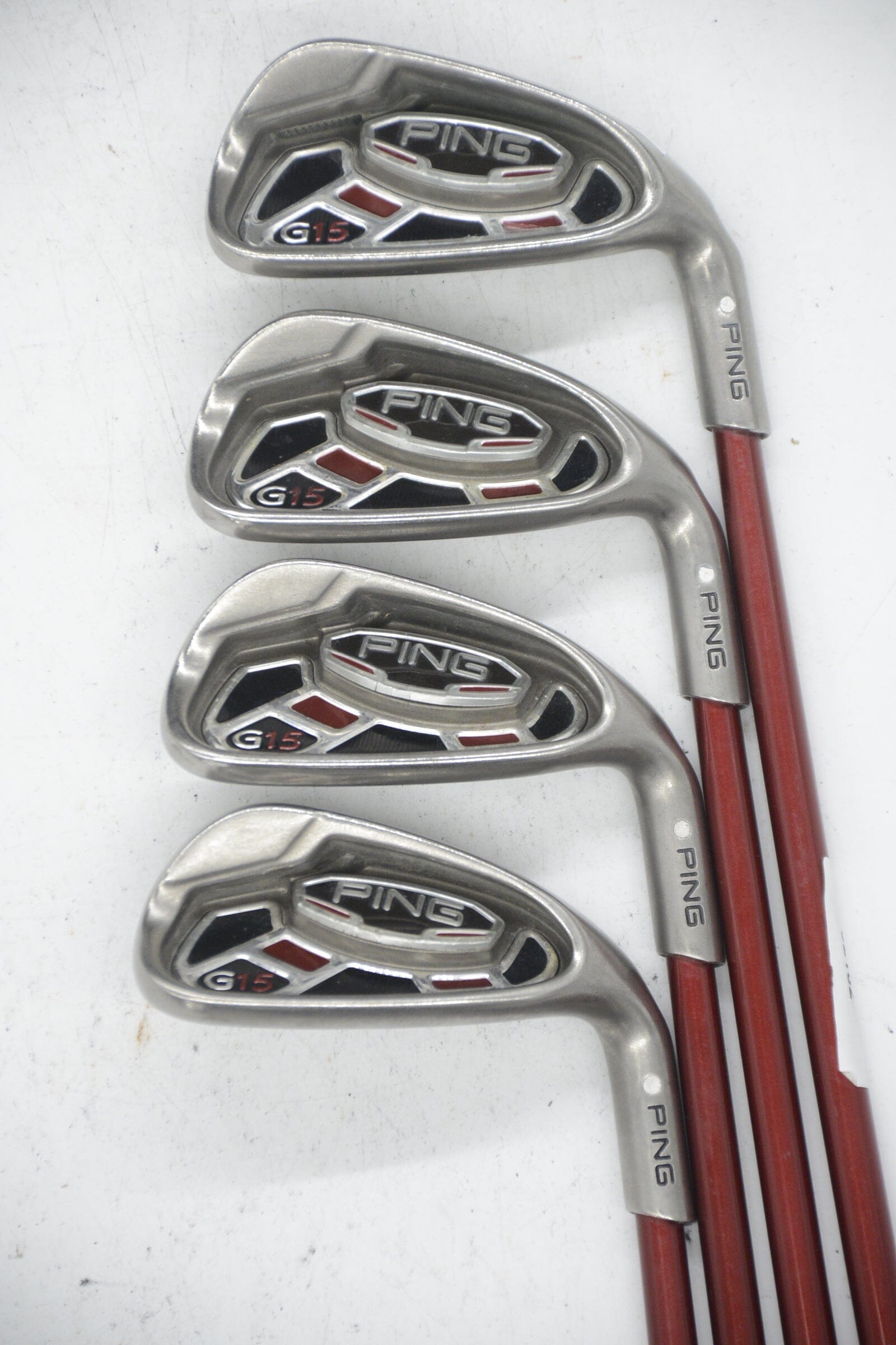 Women's Ping G15 7-PW Iron Set W Flex 35.75" Golf Clubs GolfRoots 