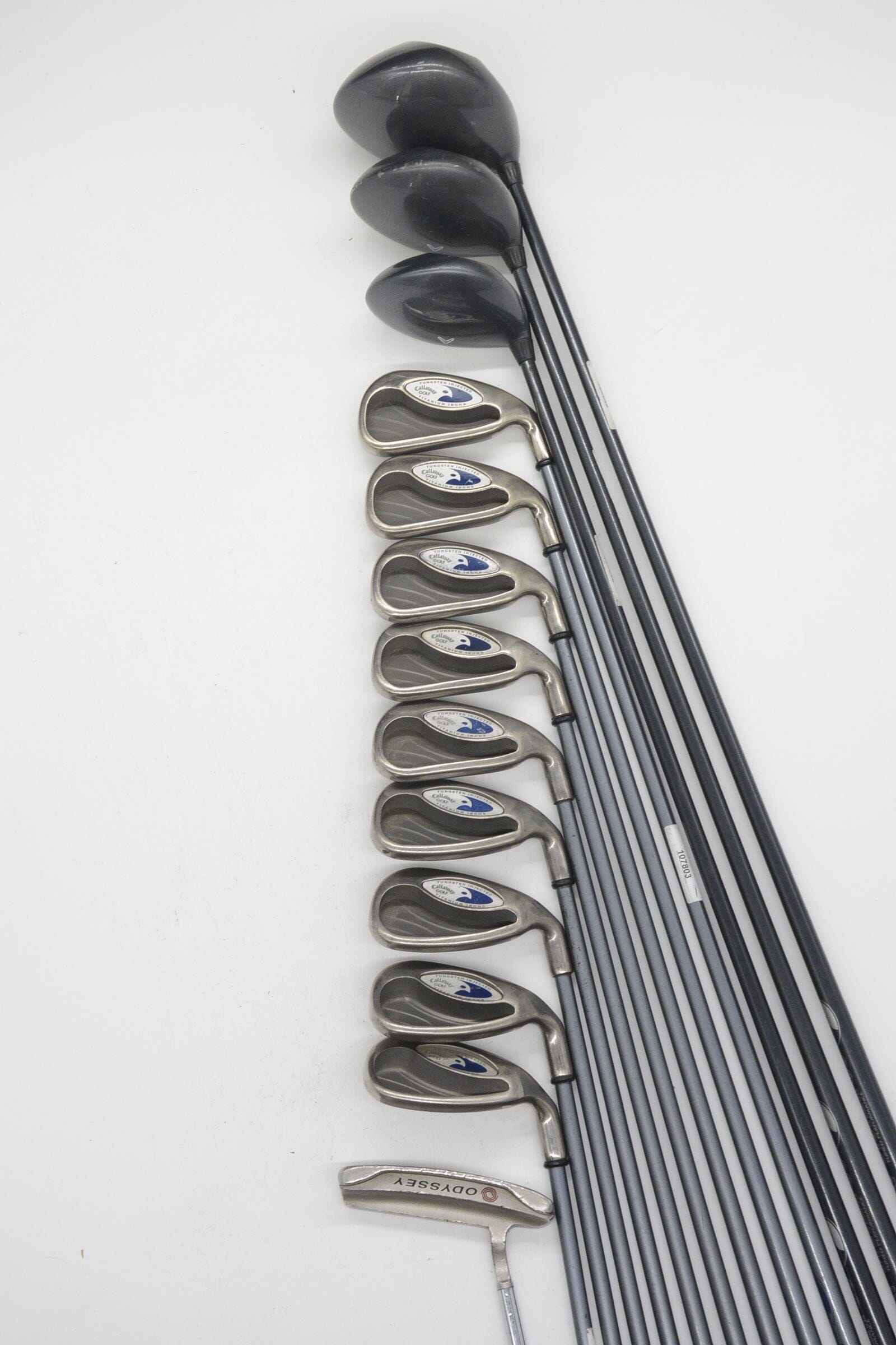 Callaway Great Big Bertha Tungsten Ti Mixed Full Set R Flex -0.75" Golf Clubs GolfRoots 