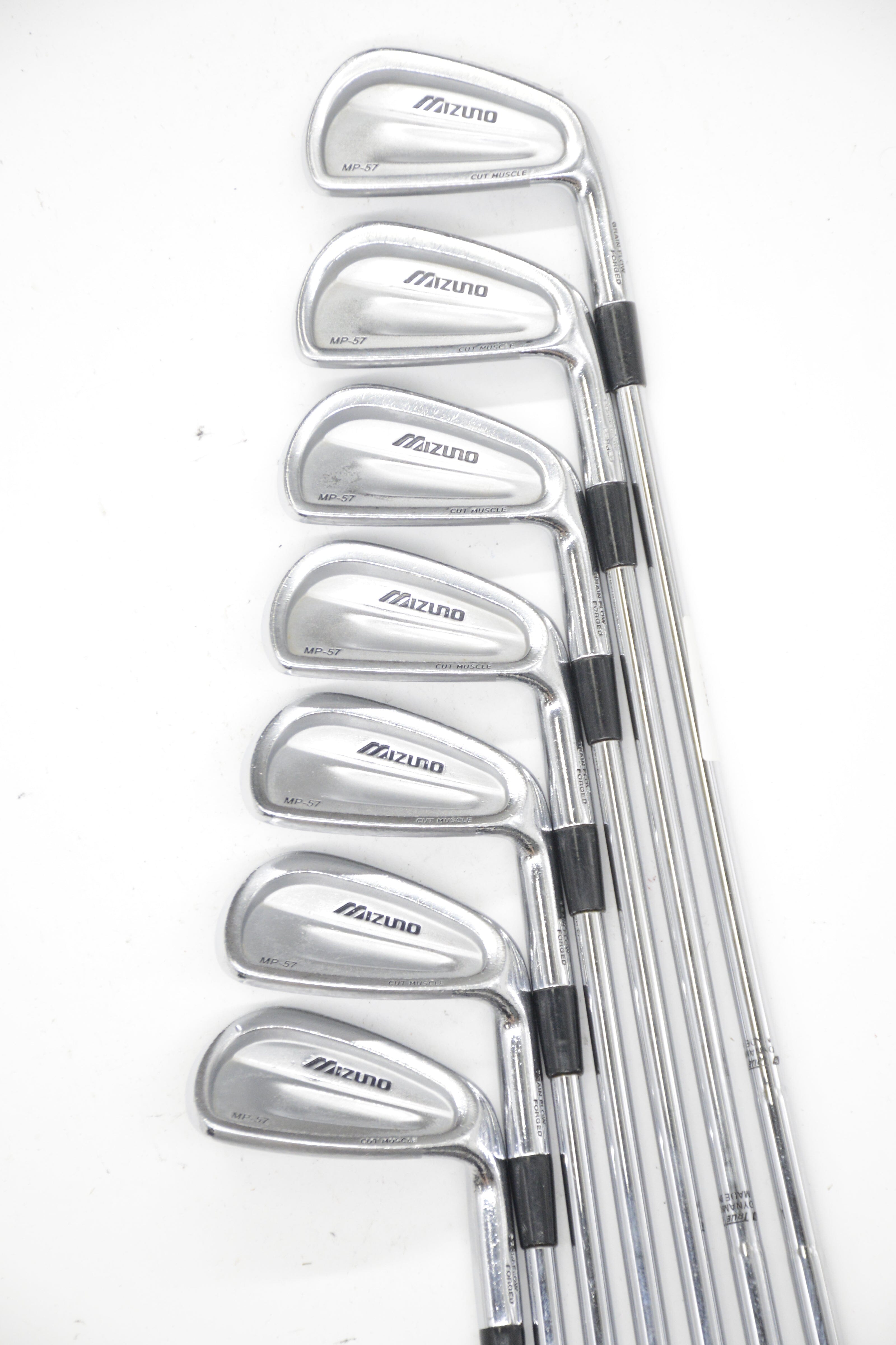 Mizuno MP-57 4-PW Iron Set S Flex Std Length Golf Clubs GolfRoots 