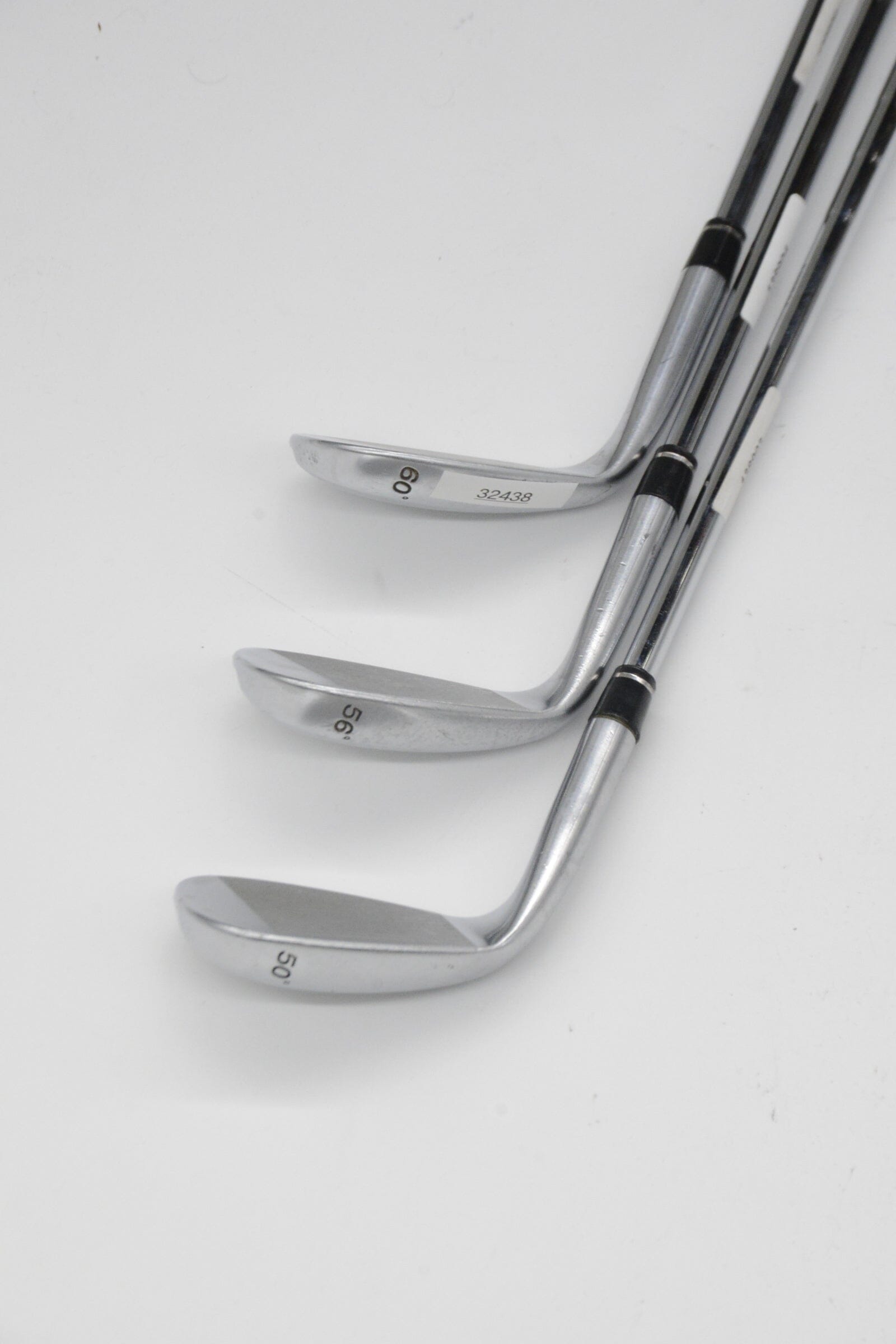 Nickent Arc Stainless 50, 56, 60 Degree Wedge Set R Flex Golf Clubs GolfRoots 