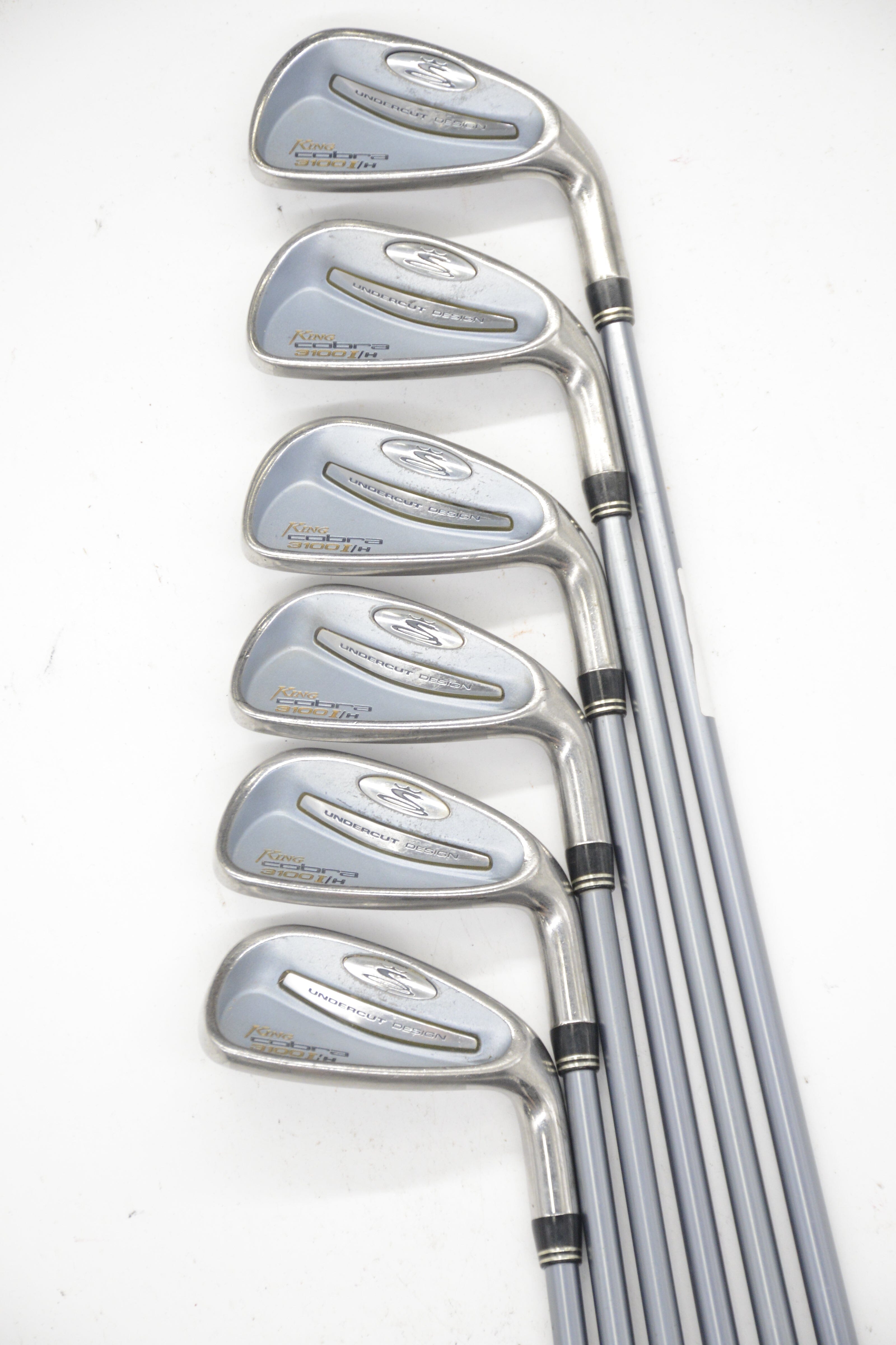 Women's Cobra 3100 I/H 4-9 Iron Set W Flex -0.25" Golf Clubs GolfRoots 