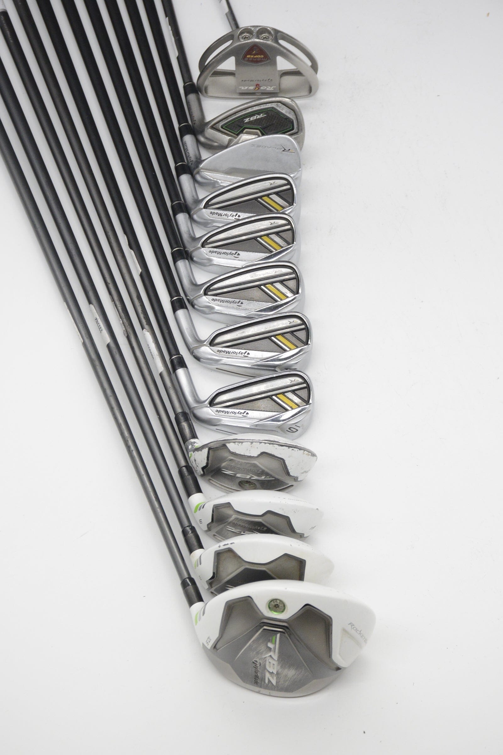 TaylorMade Rbladez Mixed Full Set R Flex -0.25" Golf Clubs GolfRoots 