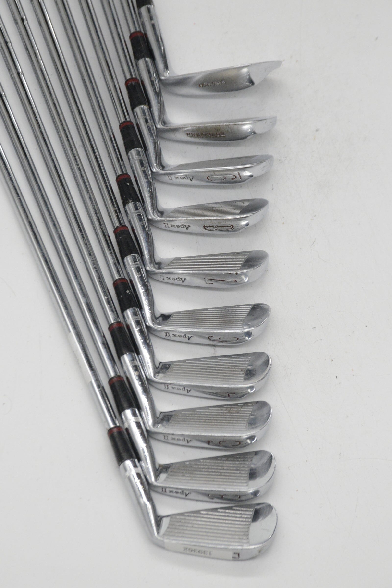 Lefty Ben Hogan Apex II 2-PW, SW Iron Set S Flex Std Length Golf Clubs GolfRoots 