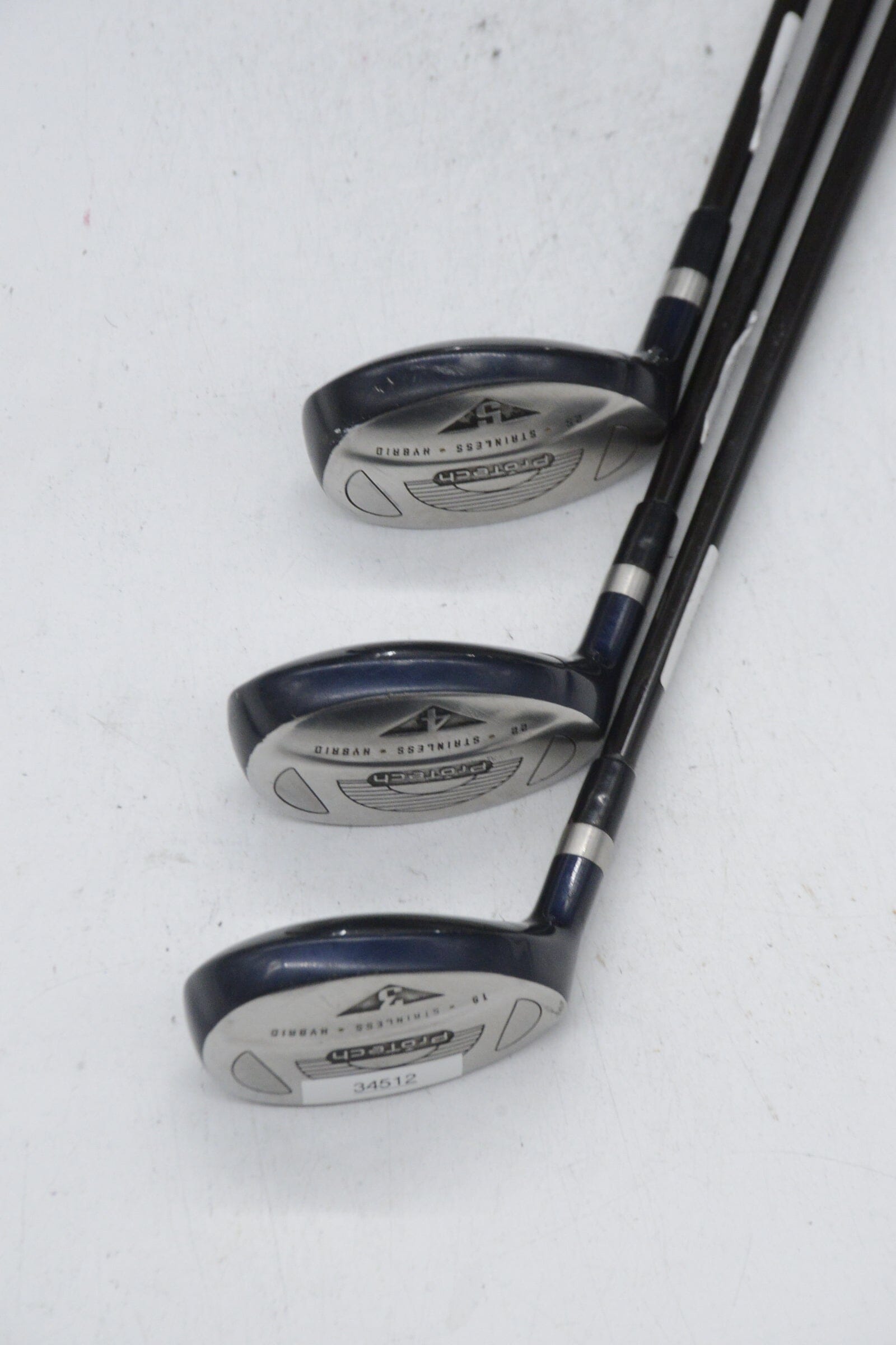 Lefty ProTech 3H, 4H, 5H Hybrid Set S Flex Golf Clubs GolfRoots 