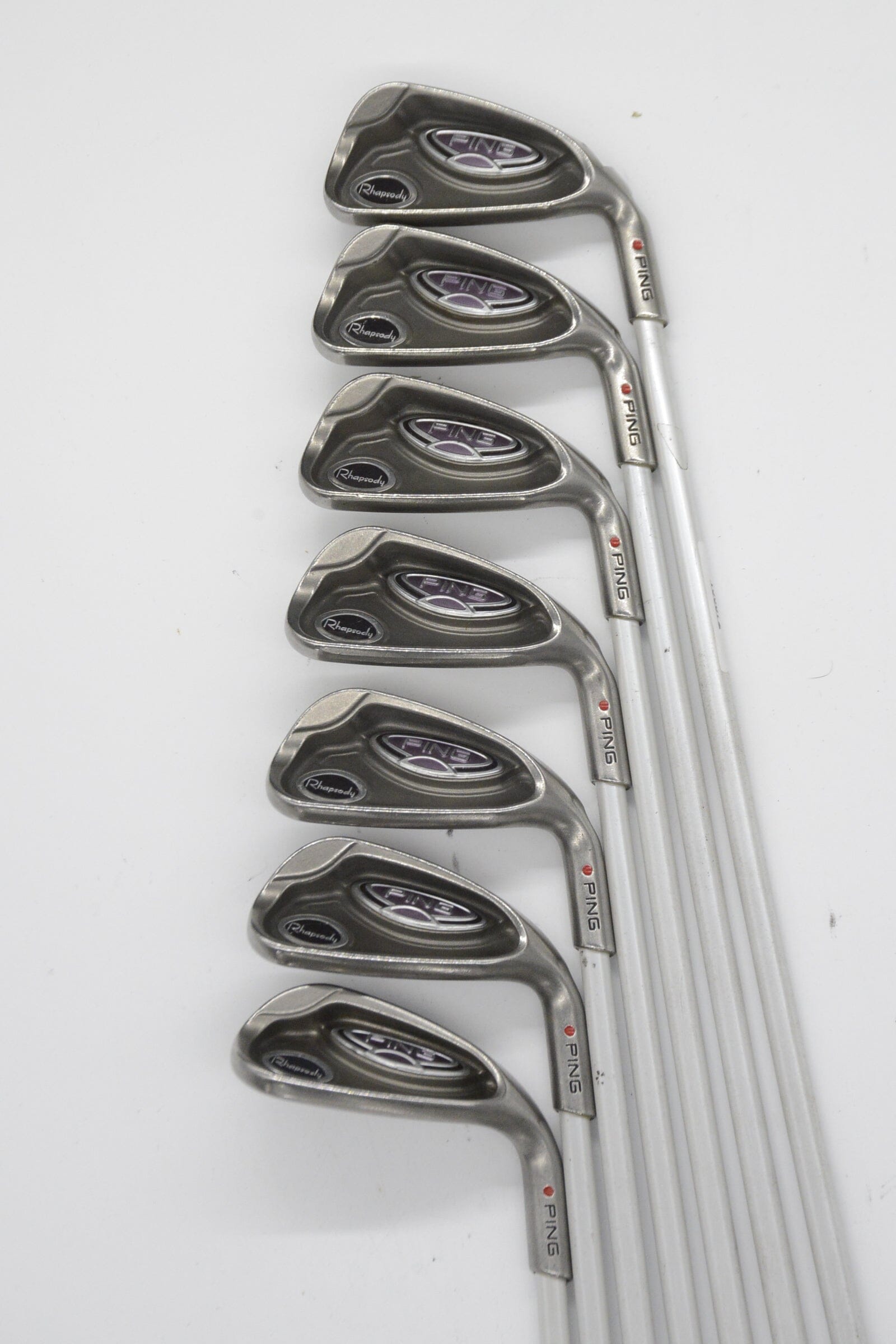 Women's Ping Rhapsody 5-PW, SW Iron Set W Flex Std Length Golf Clubs GolfRoots 