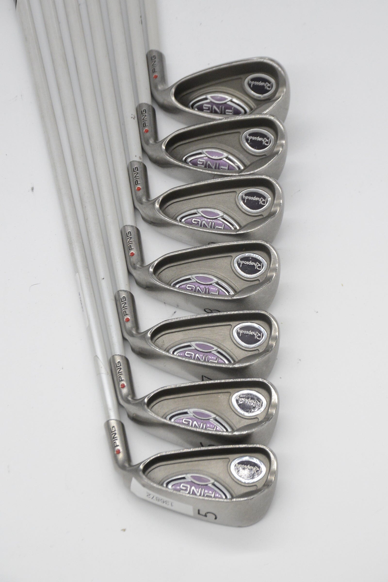 Women's Ping Rhapsody 5-PW, SW Iron Set W Flex Std Length Golf Clubs GolfRoots 