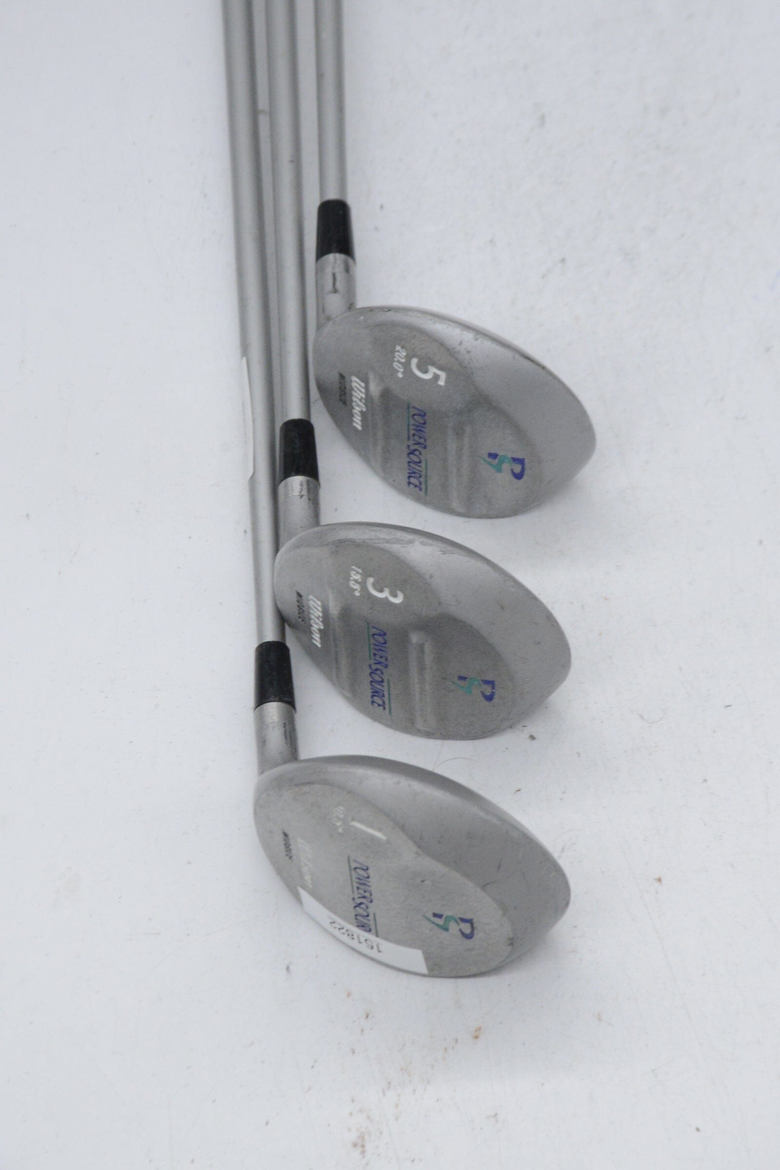 Women's Wilson Power Source Midsize D, 3W, 5W Wood Set W Flex Golf Clubs GolfRoots 