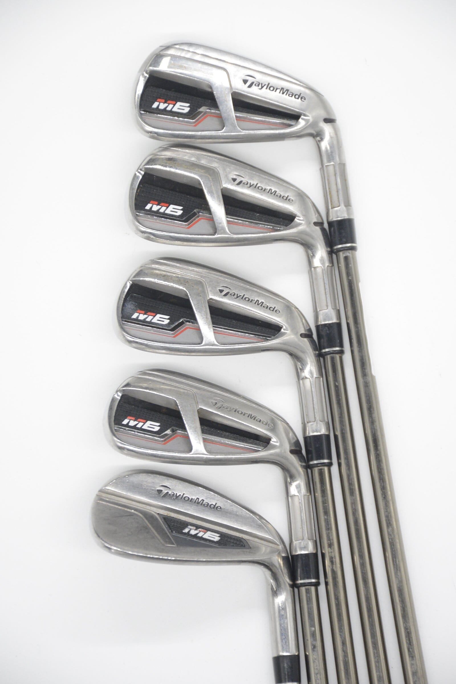 TaylorMade M6 7-AW Iron Set SR Flex -0.25" Golf Clubs GolfRoots 