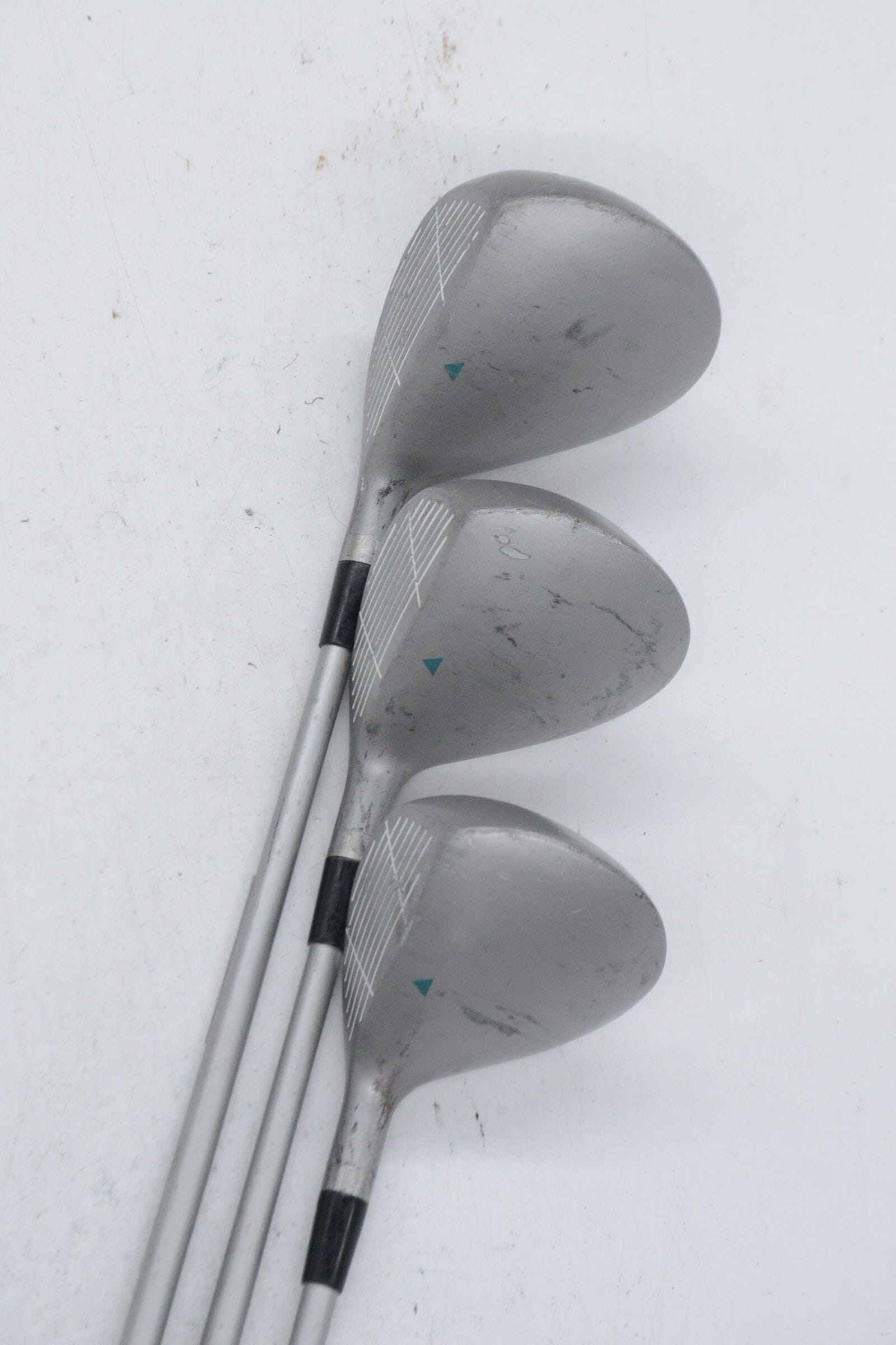 Women's Wilson Power Source Midsize D, 3W, 5W Wood Set W Flex Golf Clubs GolfRoots 