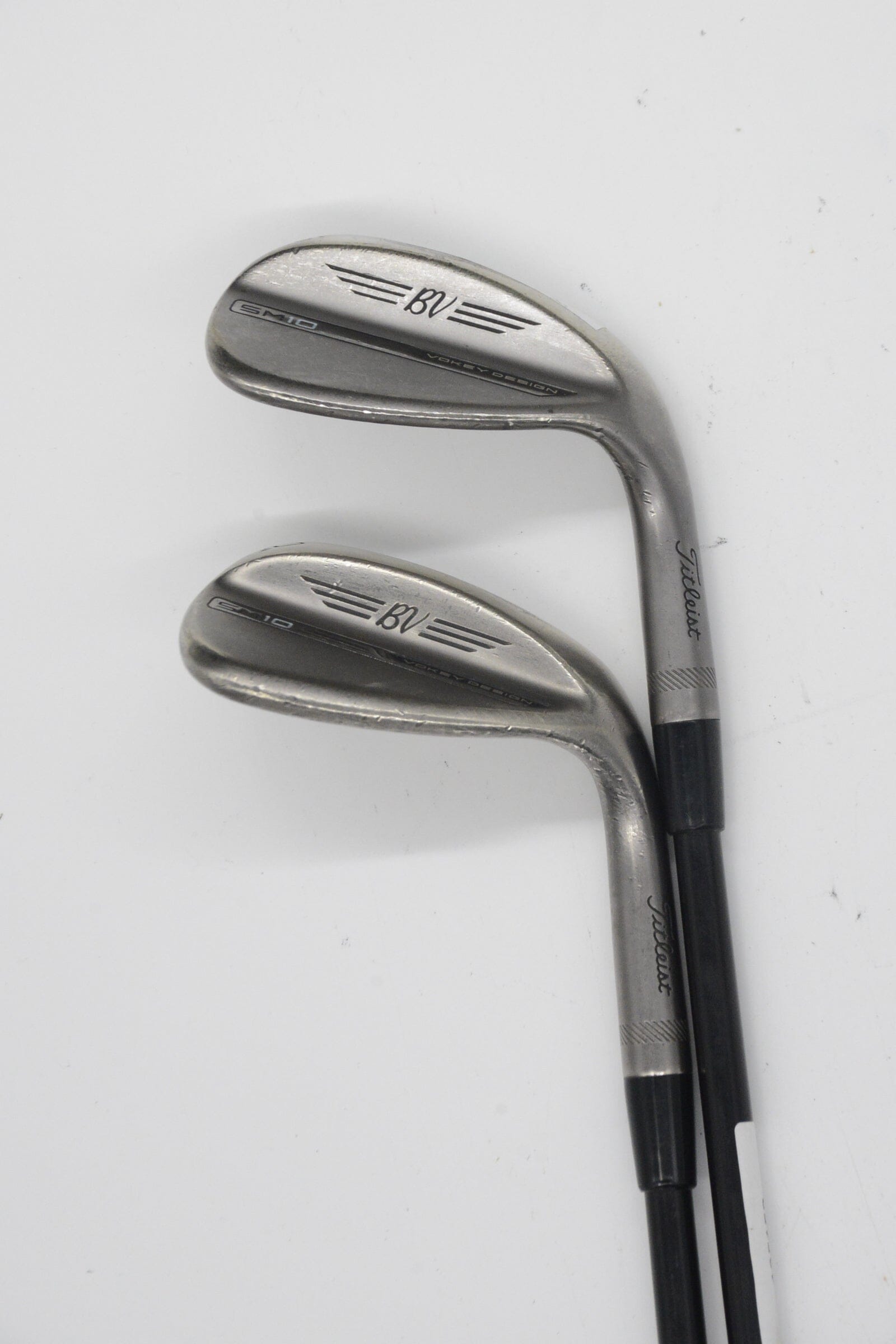 Titleist Vokey SM10 Nickel 56 & 60 Degree Wedge Set S Flex Golf Clubs GolfRoots 
