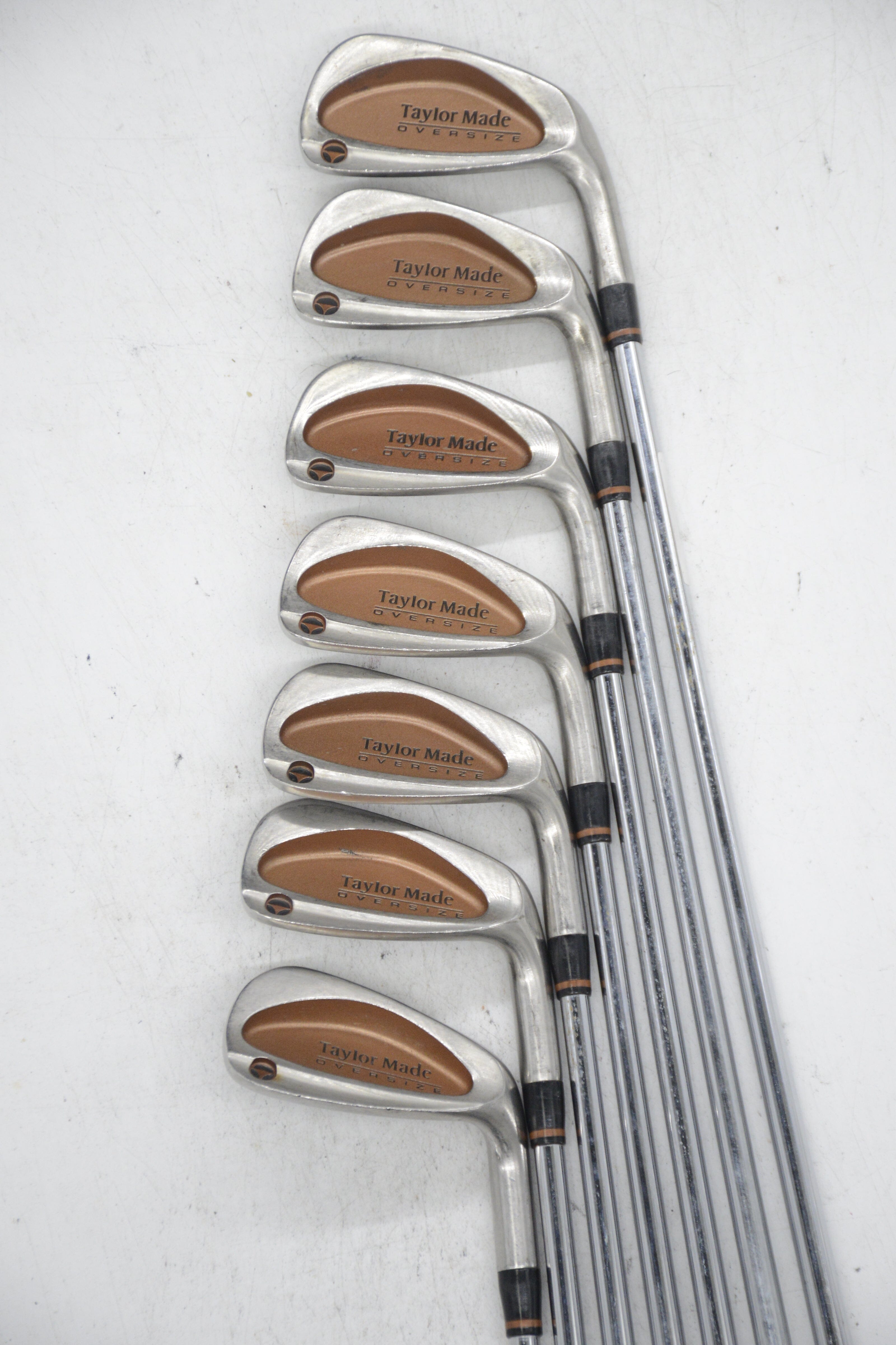 TaylorMade Burner Oversize 3-4, 6-PW Iron Set R Flex -0.25" Golf Clubs GolfRoots 