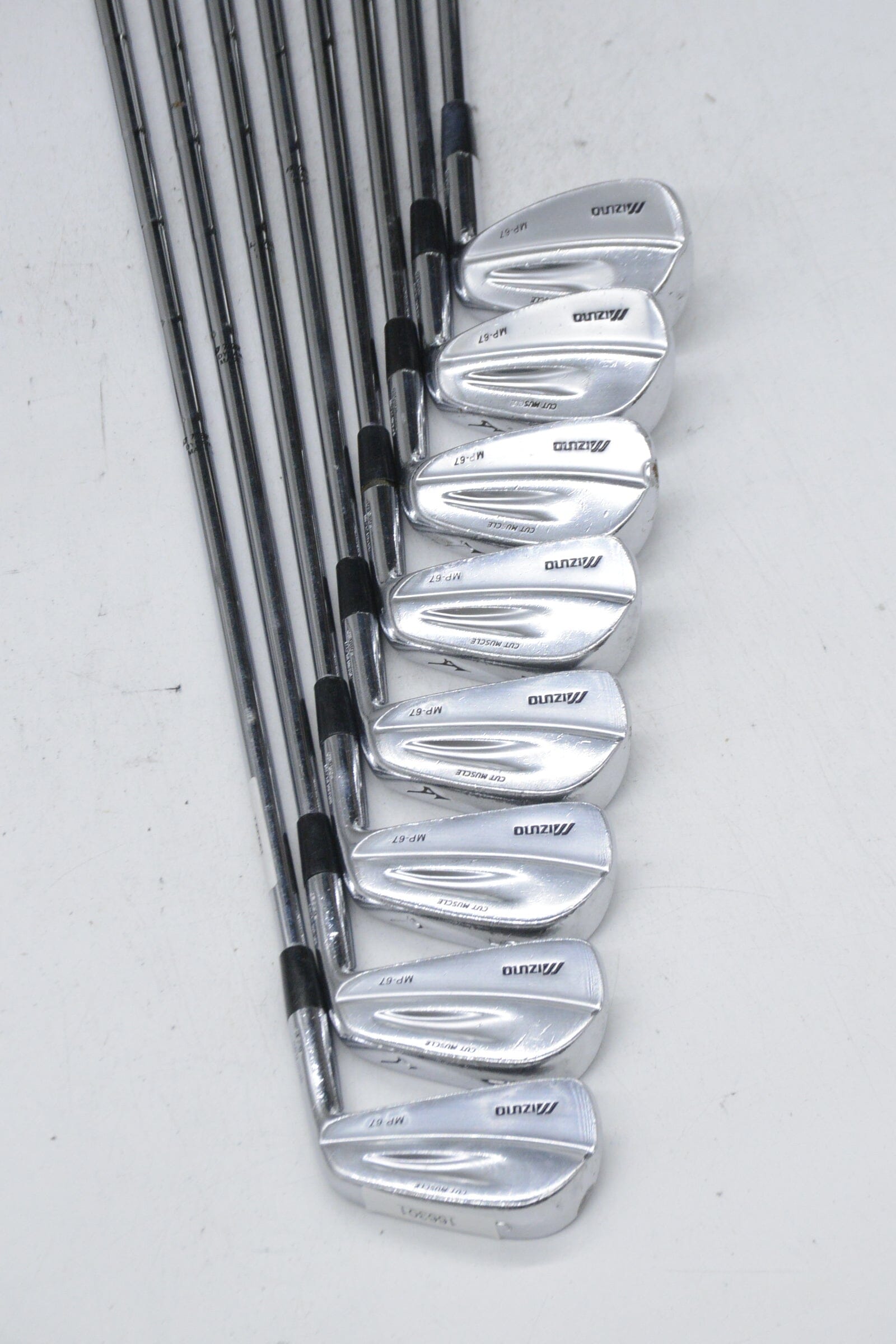 Mizuno MP-67 3-PW Iron Set S Flex +1" Golf Clubs GolfRoots 