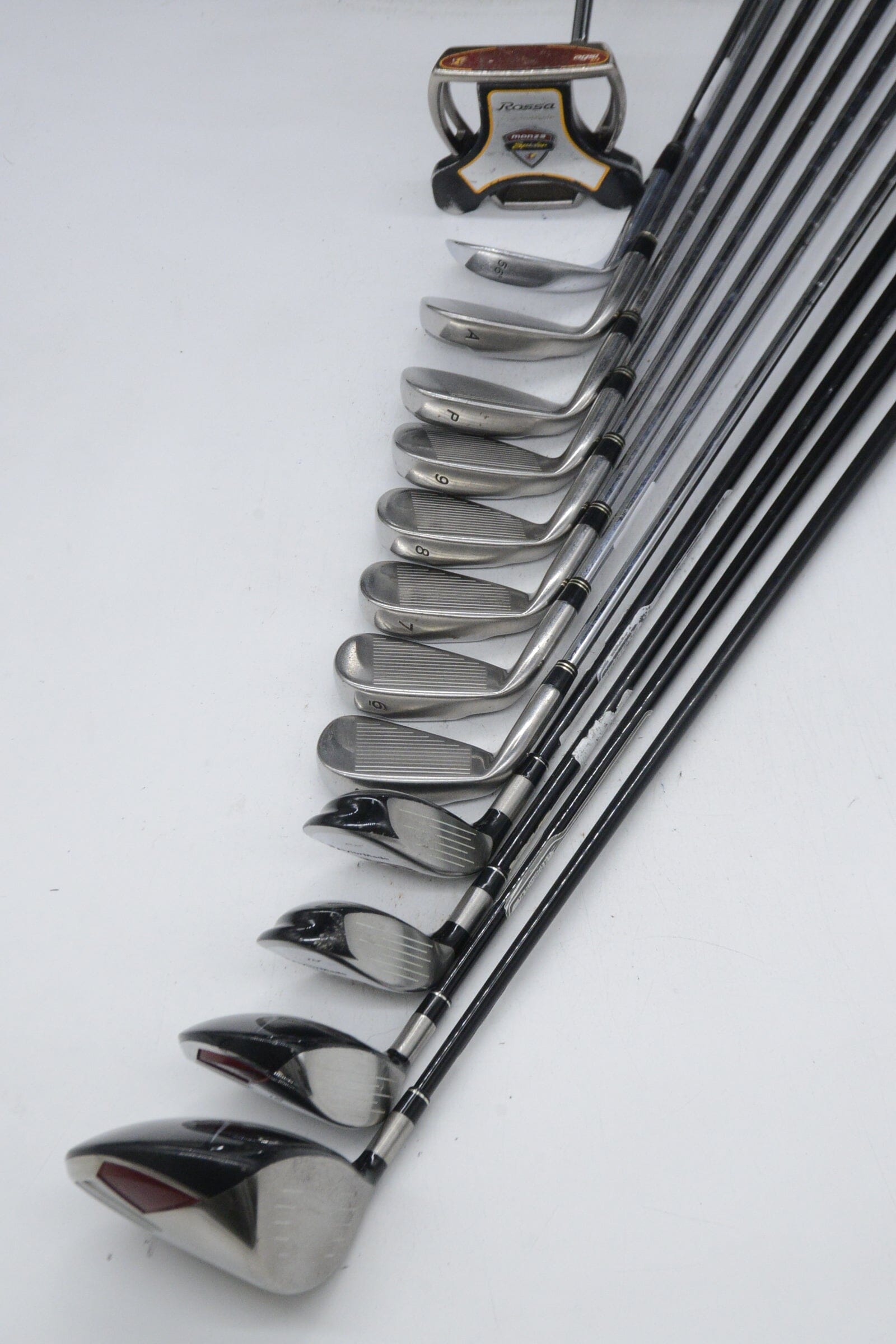 *Dented* TaylorMade Burner Plus Mixed Full Set R Flex +0.5" Golf Clubs GolfRoots 