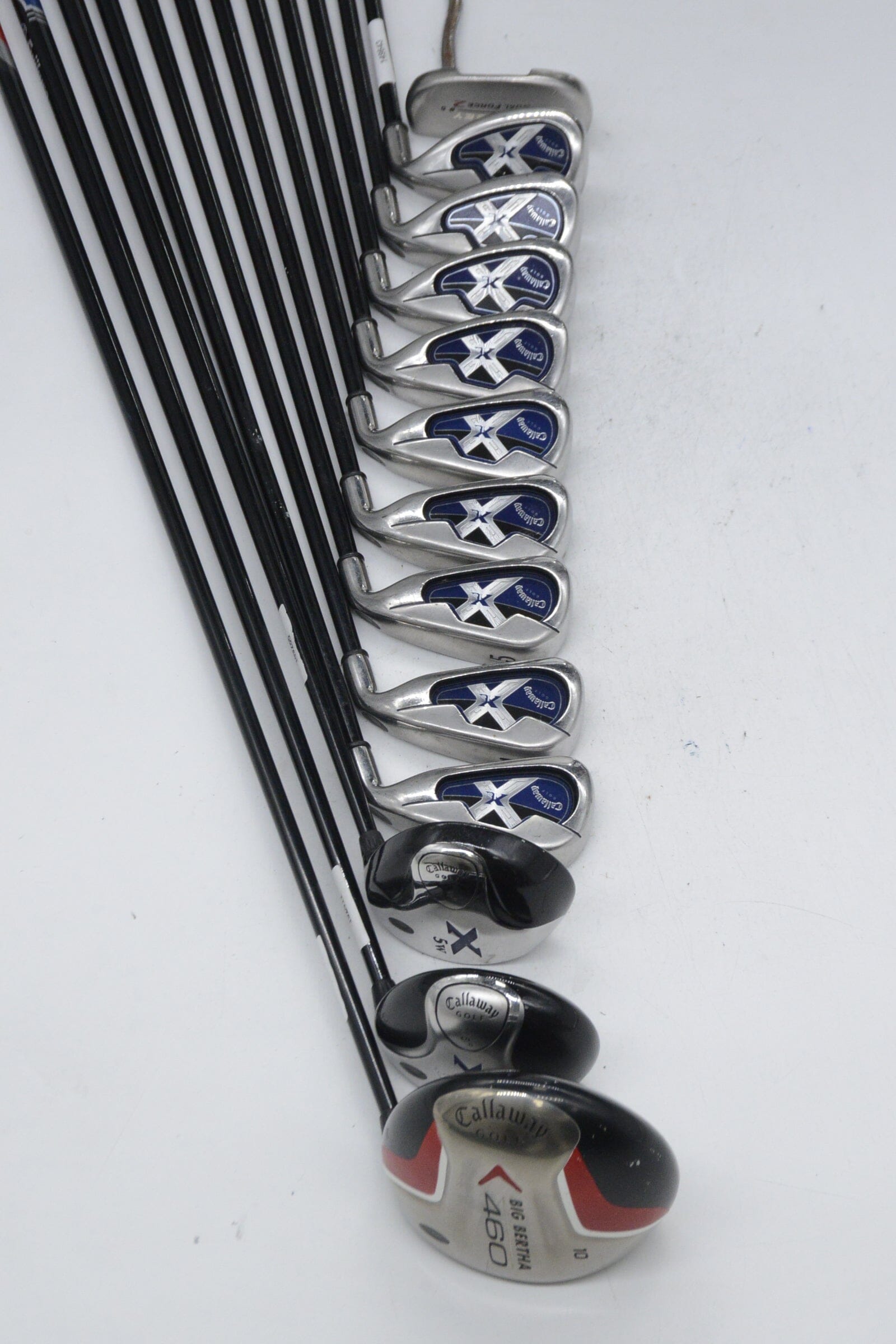 Callaway X-18 Mixed Full Set R Flex -0.5" Golf Clubs GolfRoots 