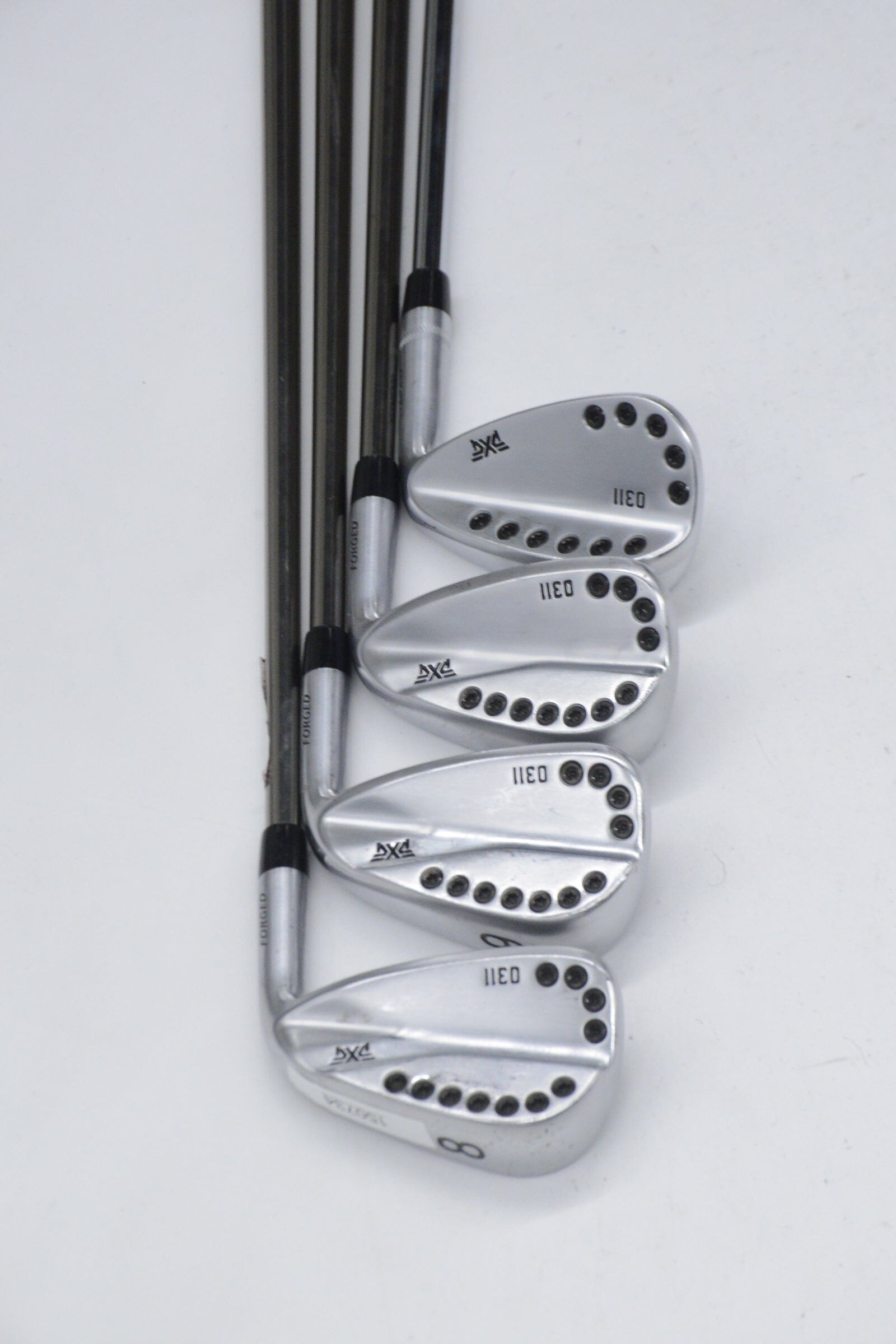 PXG 0311 Chrome 8-GW Iron Set R Flex Std Length Golf Clubs GolfRoots 