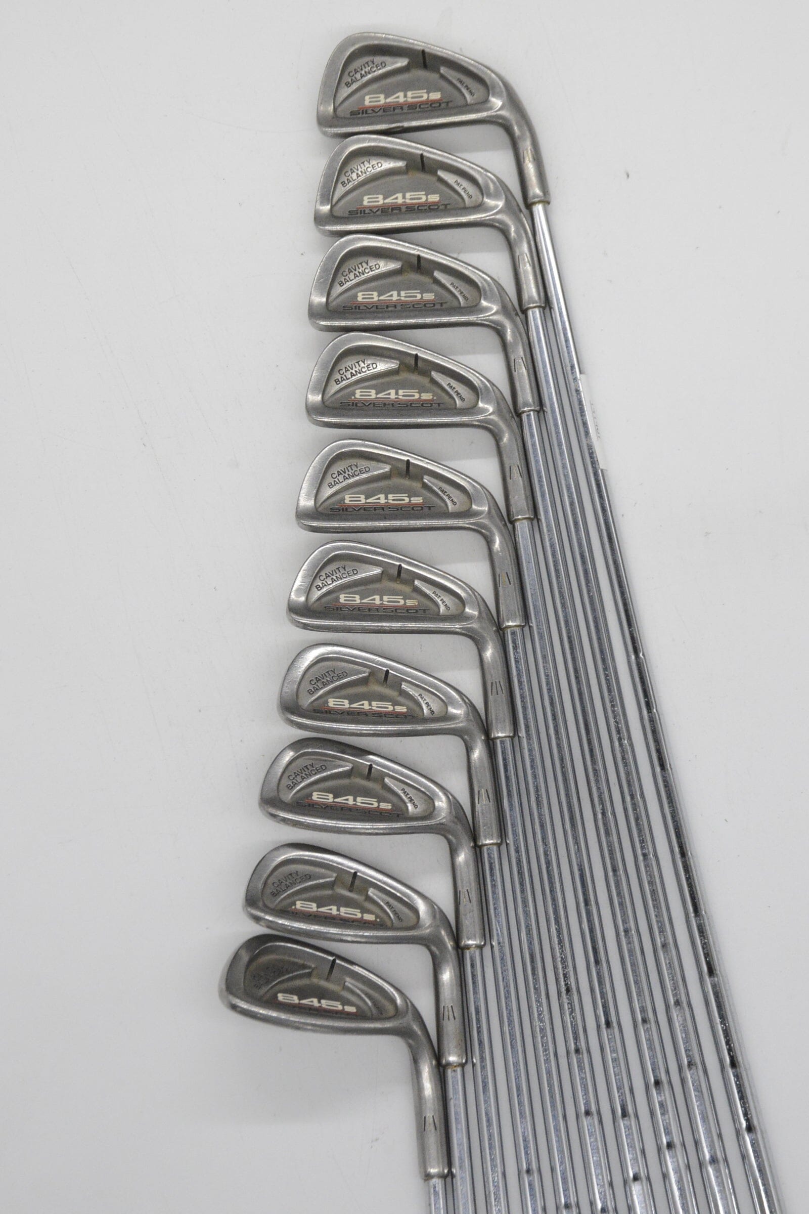 Tommy Armour 845S Silver Scot 2-PW, SW Iron Set S Flex -0.25" Golf Clubs GolfRoots 