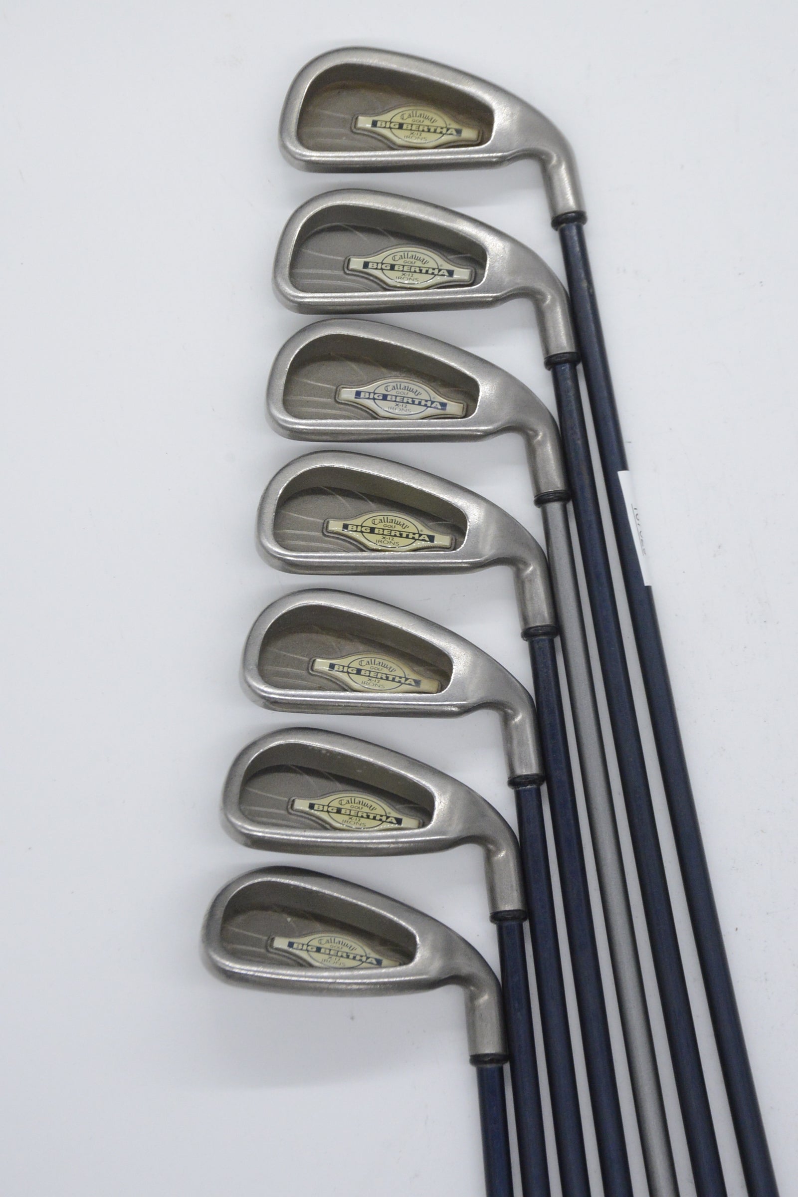 Callaway Big Bertha X-12 3-9 Iron Set R Flex -0.25"
