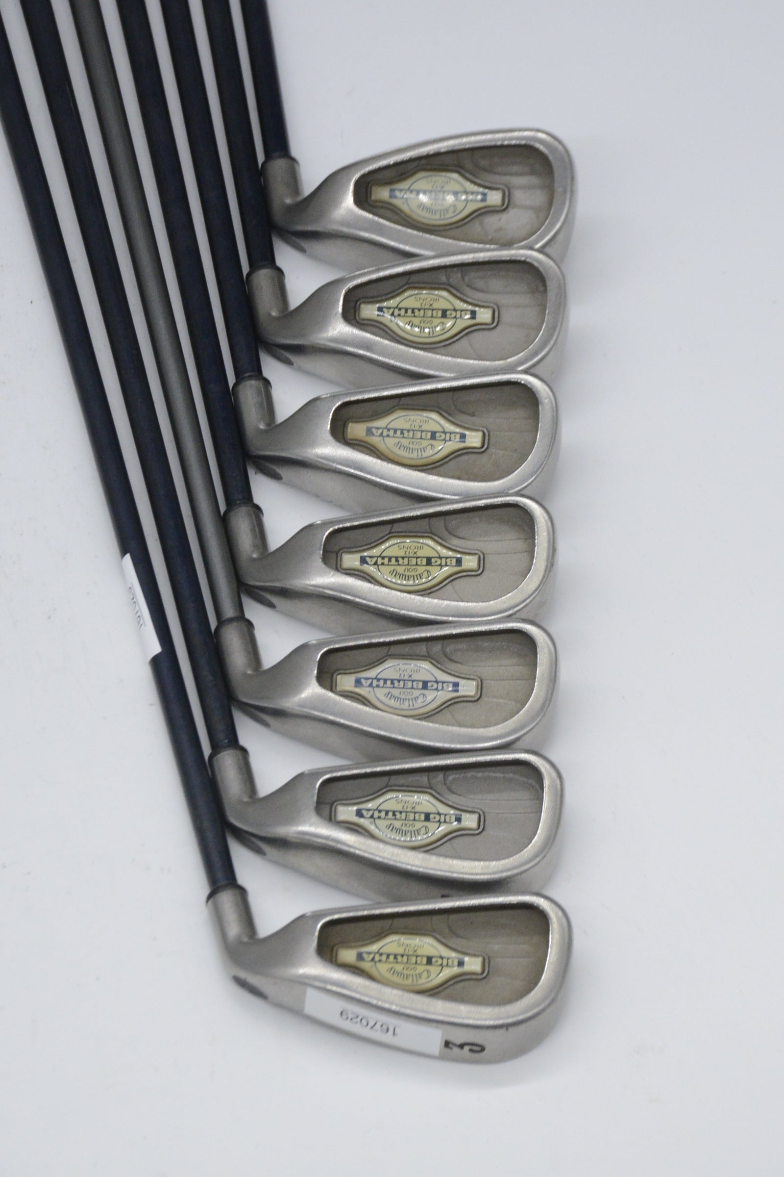 Callaway Big Bertha X-12 3-9 Iron Set R Flex -0.25"