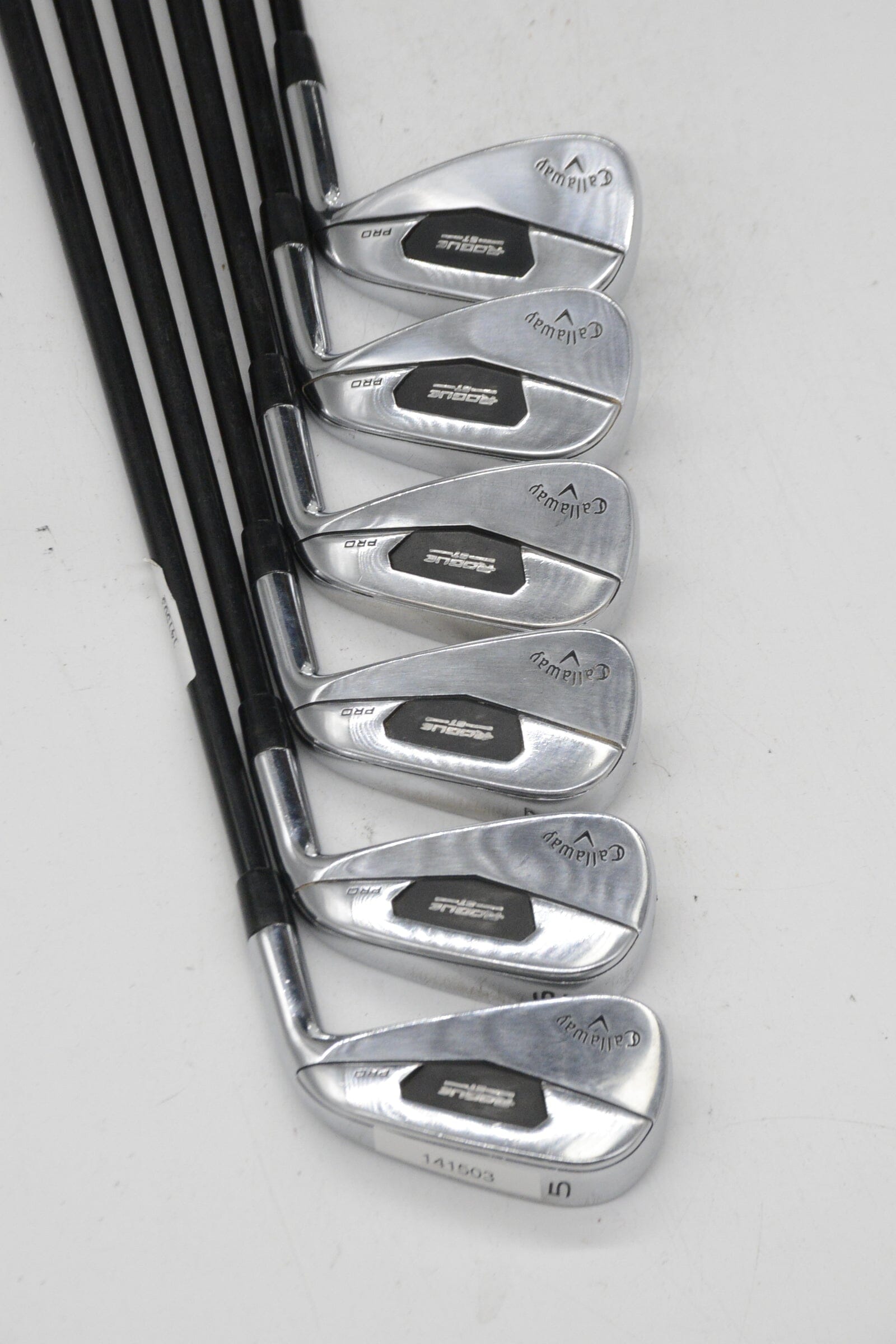 Callaway Rogue ST Pro 5-PW Iron Set S Flex -0.5" Golf Clubs GolfRoots 