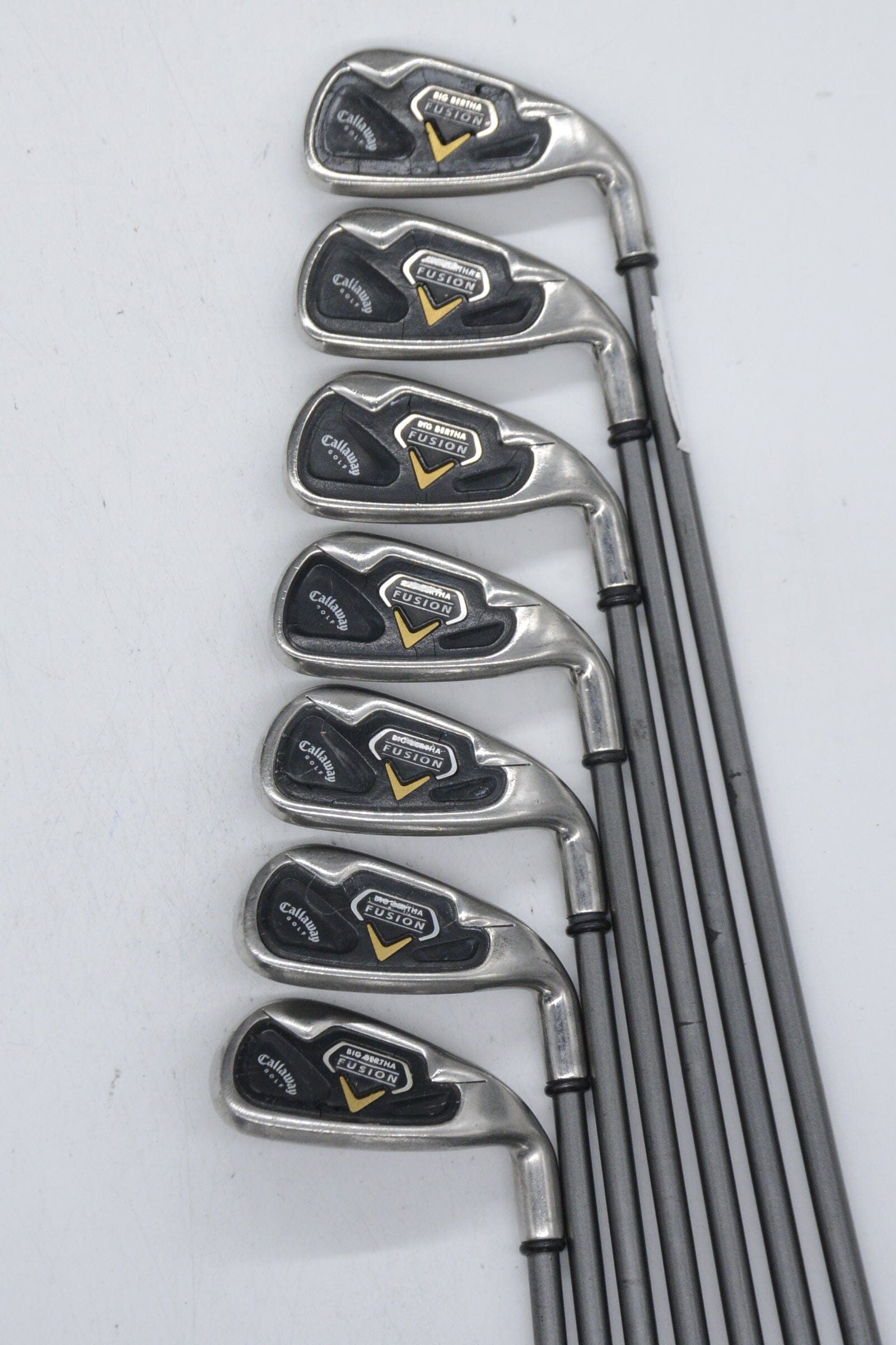 Callaway Big Bertha Fusion 4-PW Iron Set R Flex -0.5" Golf Clubs GolfRoots 