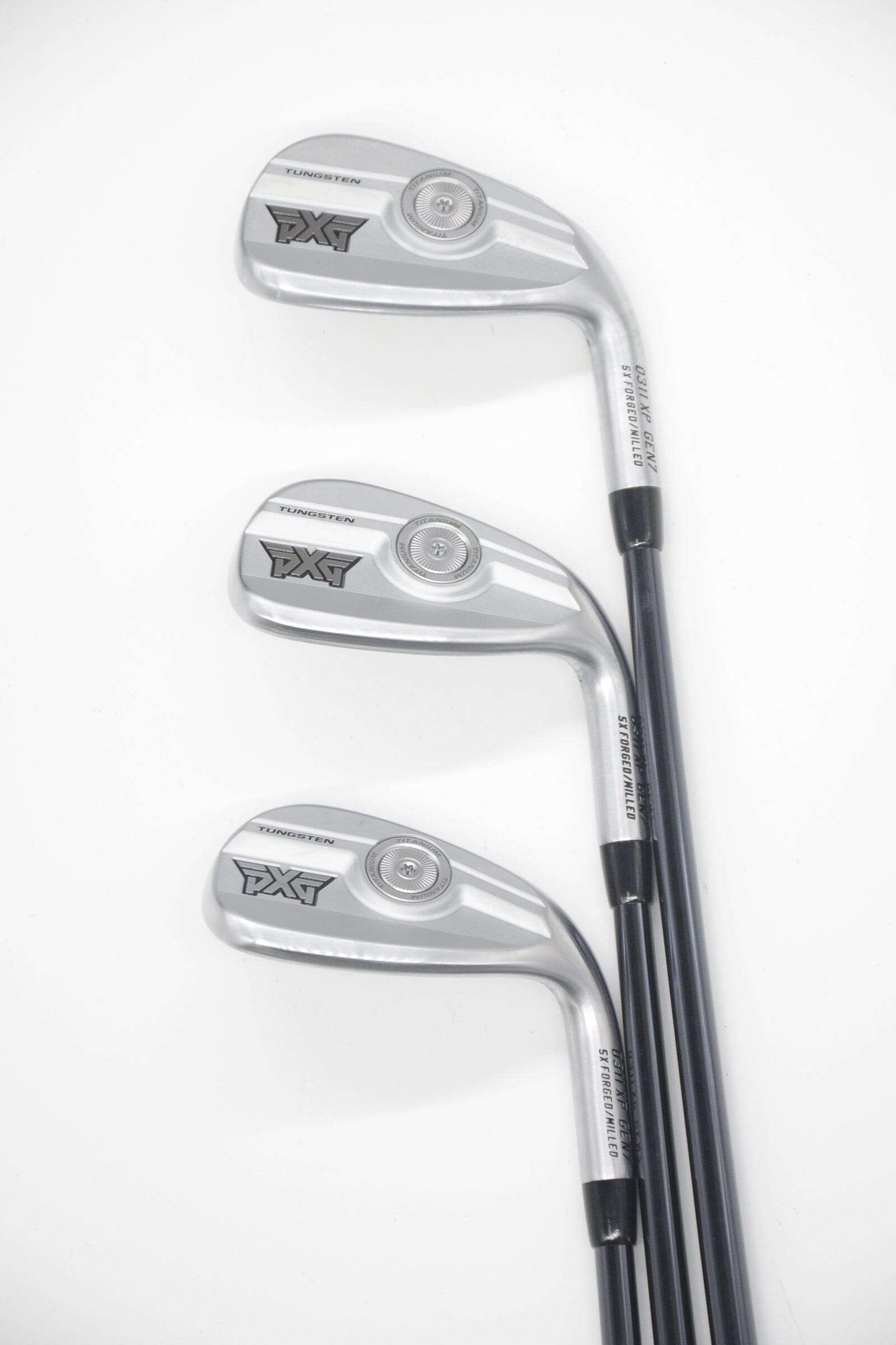 PXG 0311XP Gen 7 Chrome PW, GW, SW Wedge Set R Flex Golf Clubs GolfRoots 