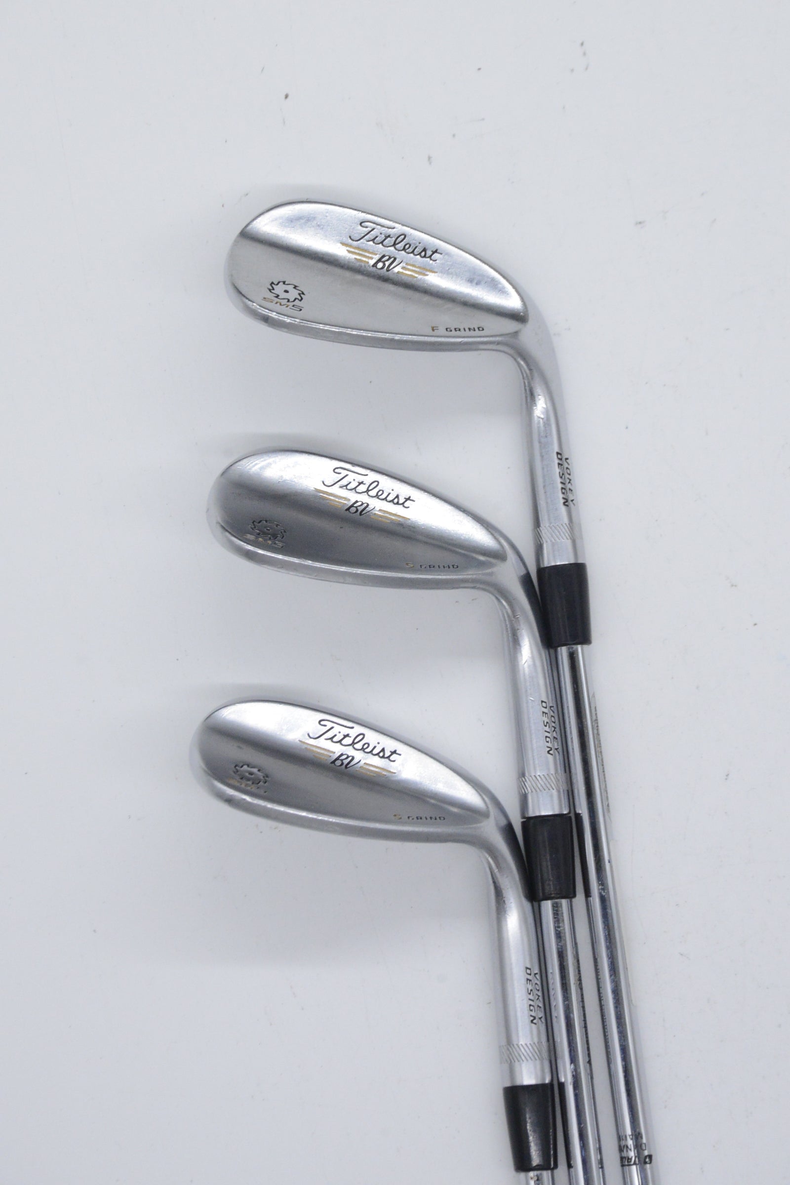 Titleist Vokey SM5 Tour Chrome 50, 56, 60 Degree Wedge Set Wedge Flex