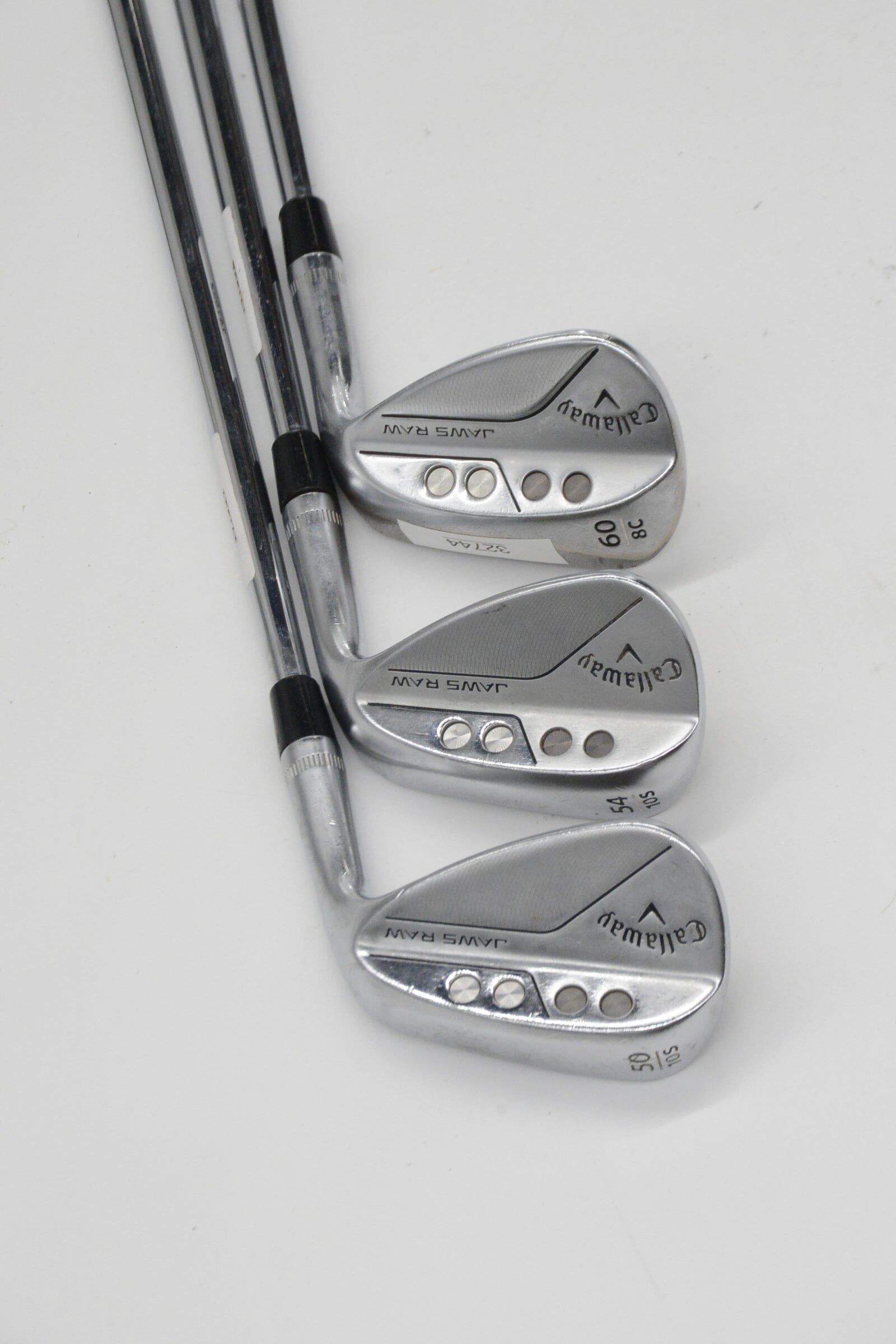 Callaway Jaws Raw 50, 54, 60 Degree Wedge Set Wedge Flex Golf Clubs GolfRoots 