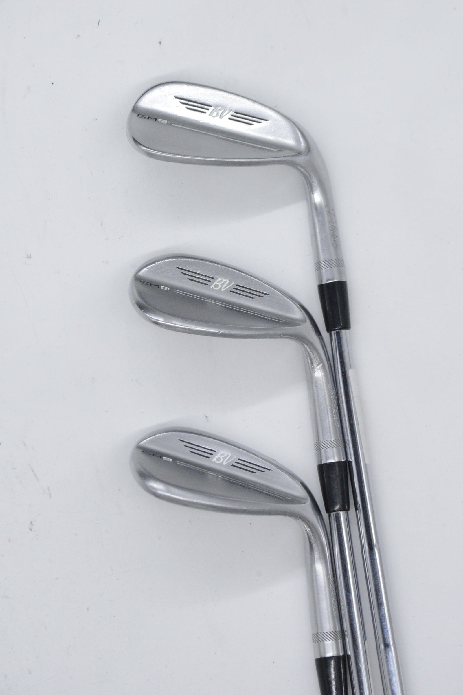Titleist Vokey SM9 Tour Chrome 50, 54, 58 Degree Wedge Set Wedge Flex Golf Clubs GolfRoots 