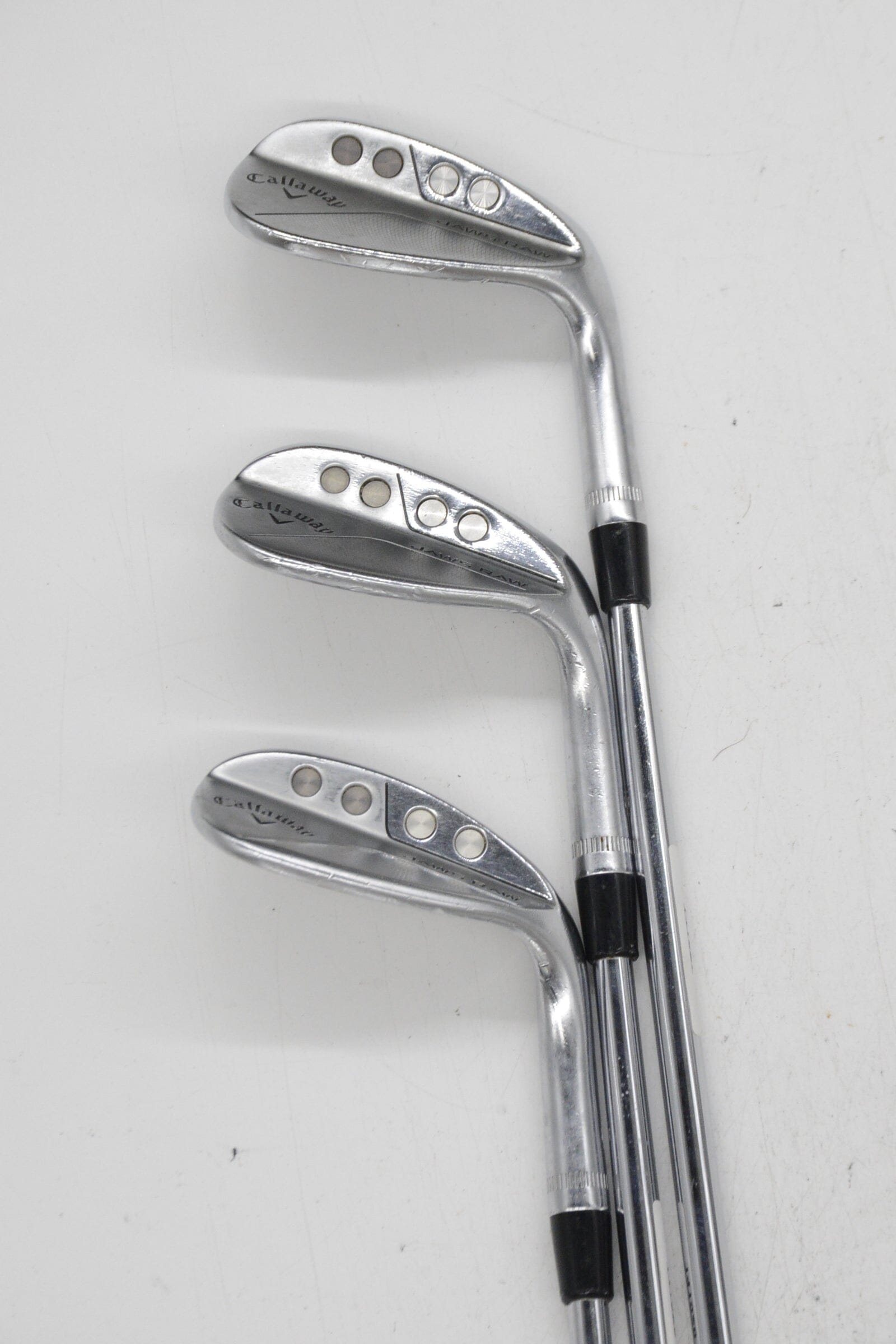 Callaway Jaws Raw 50, 54, 60 Degree Wedge Set Wedge Flex Golf Clubs GolfRoots 