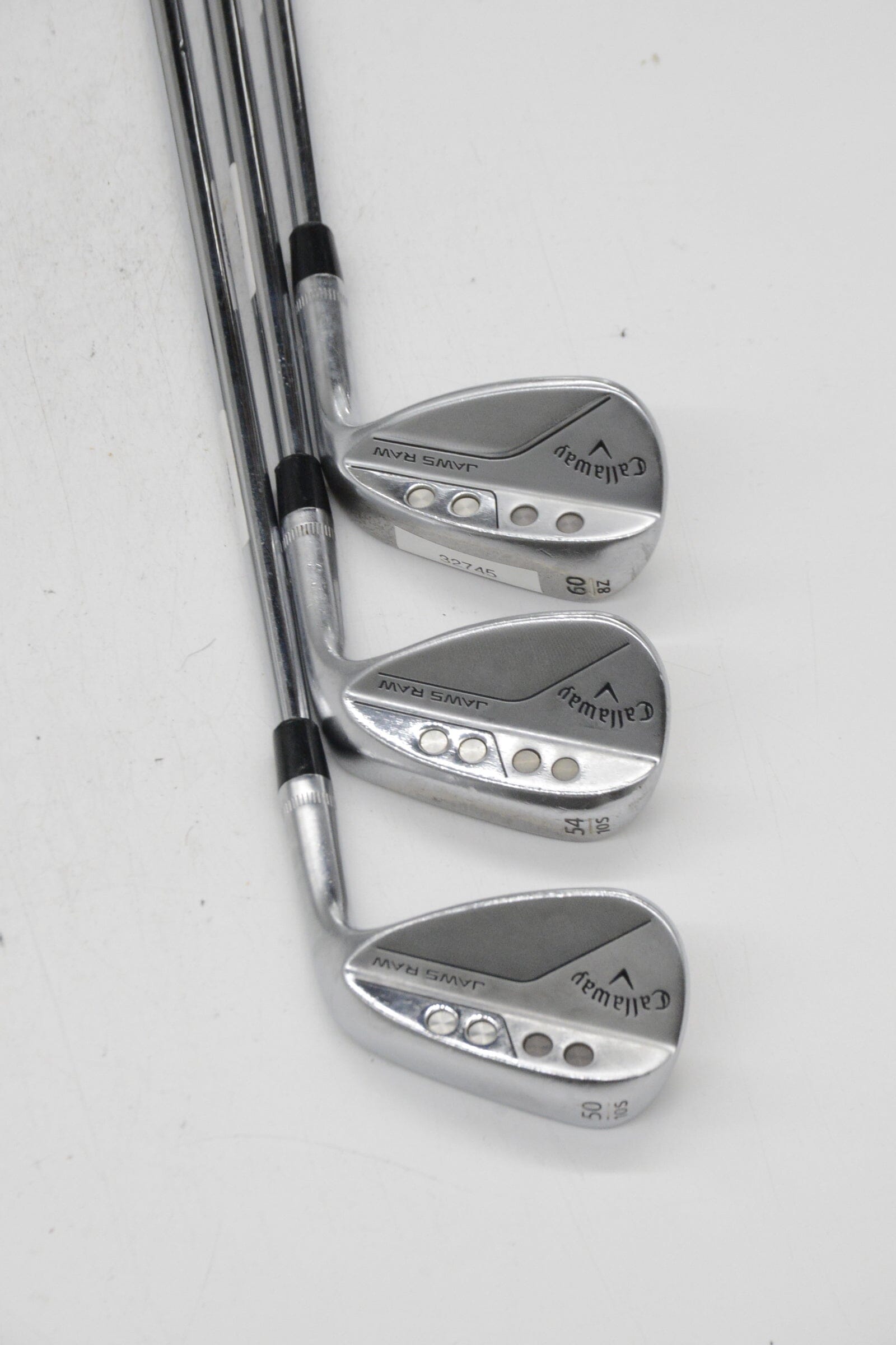 Callaway Jaws Raw 50, 54, 60 Degree Wedge Set Wedge Flex Golf Clubs GolfRoots 