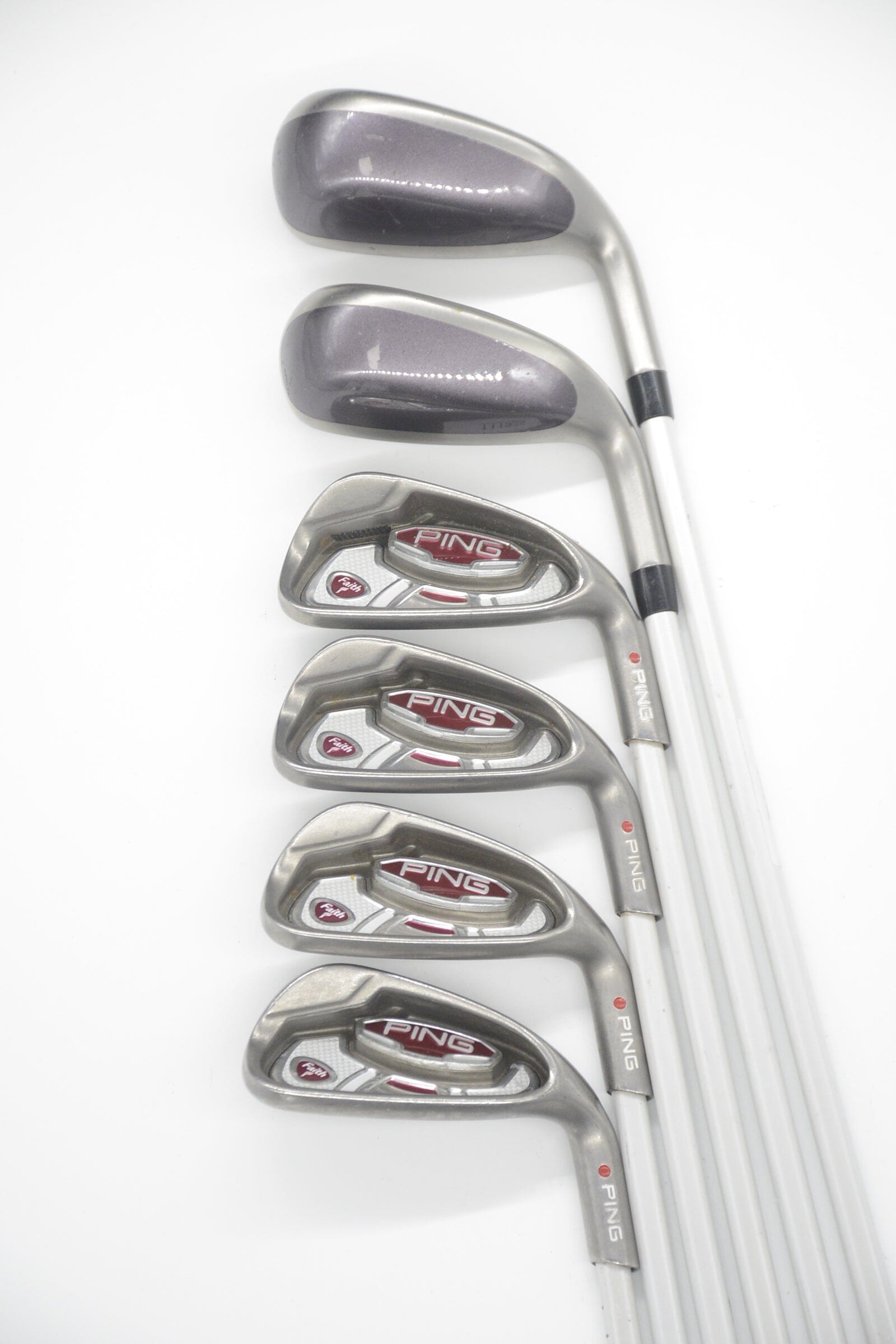 Women's Ping Faith 5H-6H, 7-PW Iron Set W Flex Std Length Golf Clubs GolfRoots 