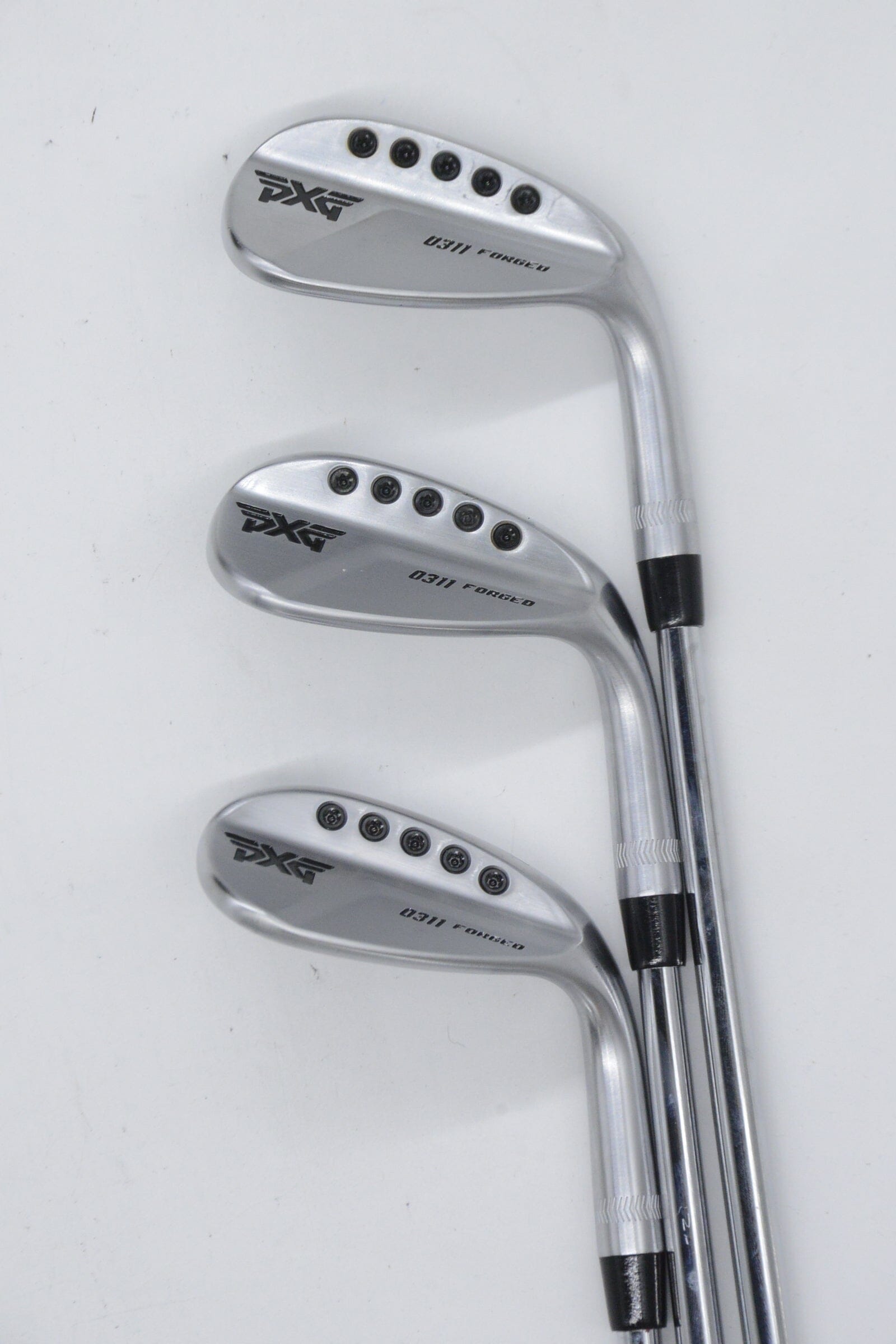PXG 0311 Forged 50, 56, 60 Degree Wedge Set S Flex Golf Clubs GolfRoots 