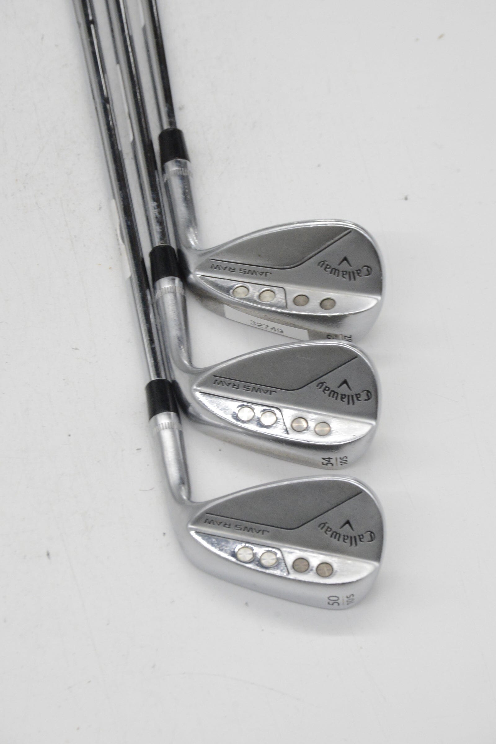 Callaway Jaws Raw 50, 54, 58 Degree Wedge Set S Flex Golf Clubs GolfRoots 