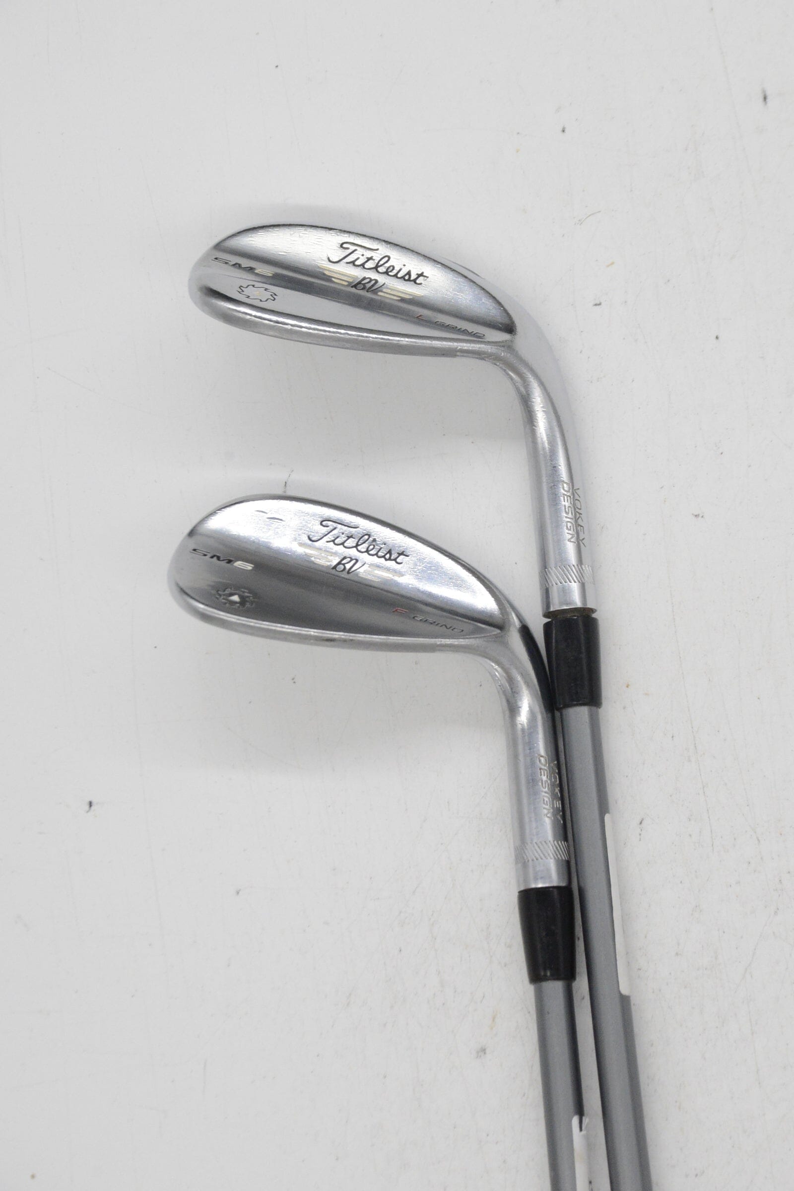 Titleist Vokey SM6 Tour Chrome 54 & 58 Degree Wedge Set R Flex Golf Clubs GolfRoots 