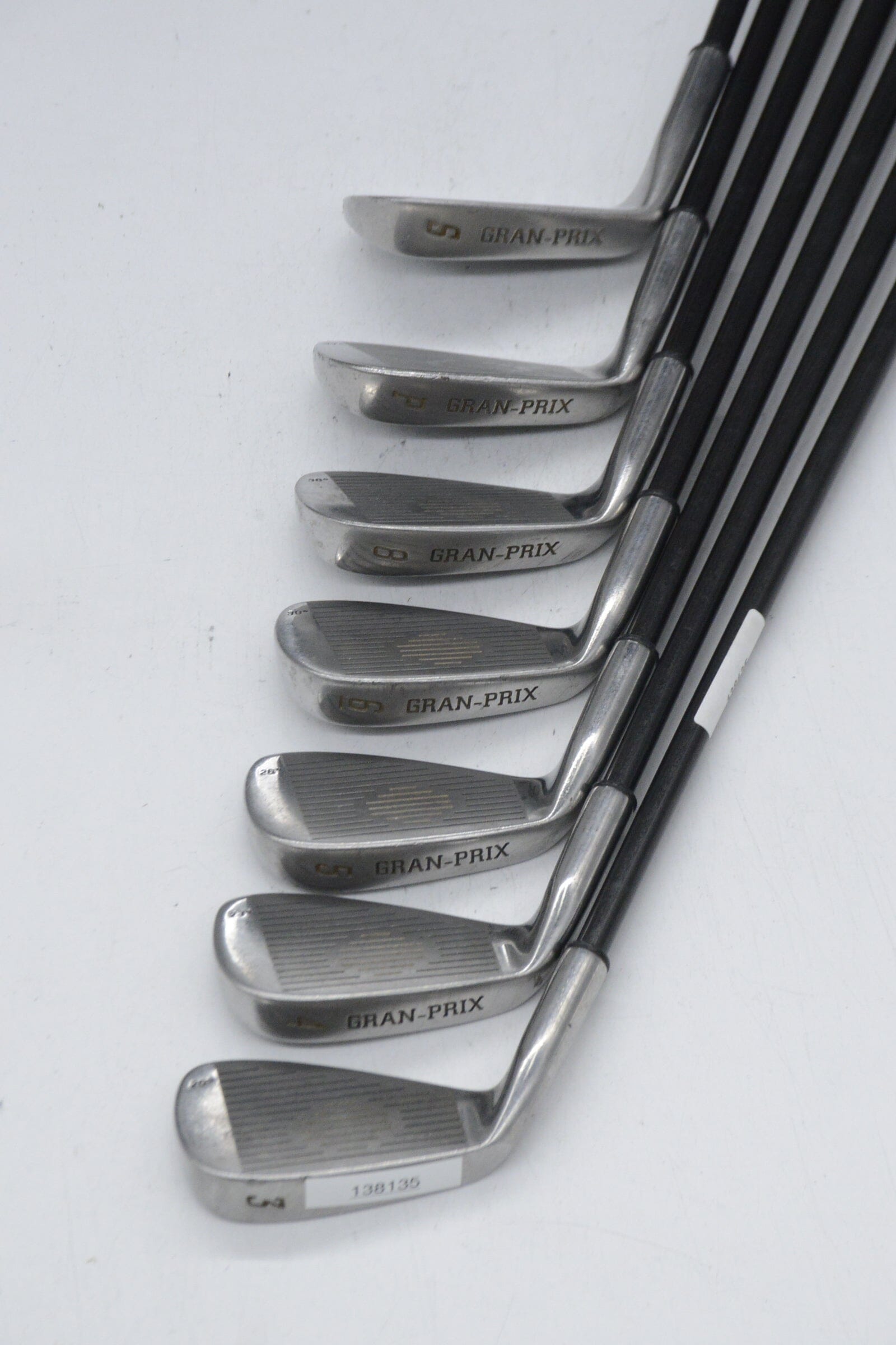 Gary Player Gran-Prix 3-6, 8-PW, SW Iron Set R Flex +0.25" Golf Clubs GolfRoots 