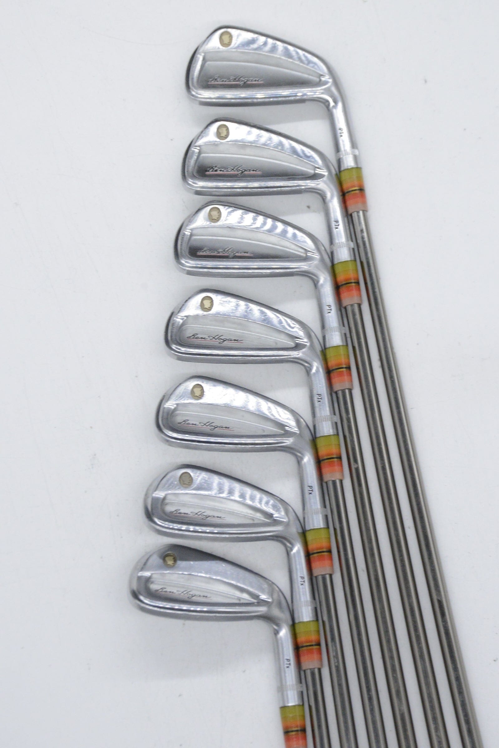 Ben Hogan PTX Mid Launch 4-PW Iron Set R Flex Std Length Golf Clubs GolfRoots 