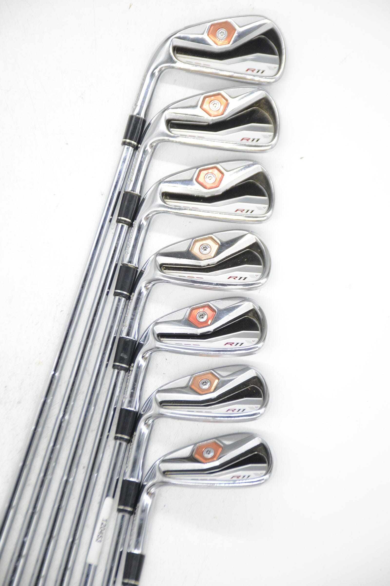 Lefty TaylorMade R11 4, 6-AW Iron Set S Flex +0.5" Golf Clubs GolfRoots 