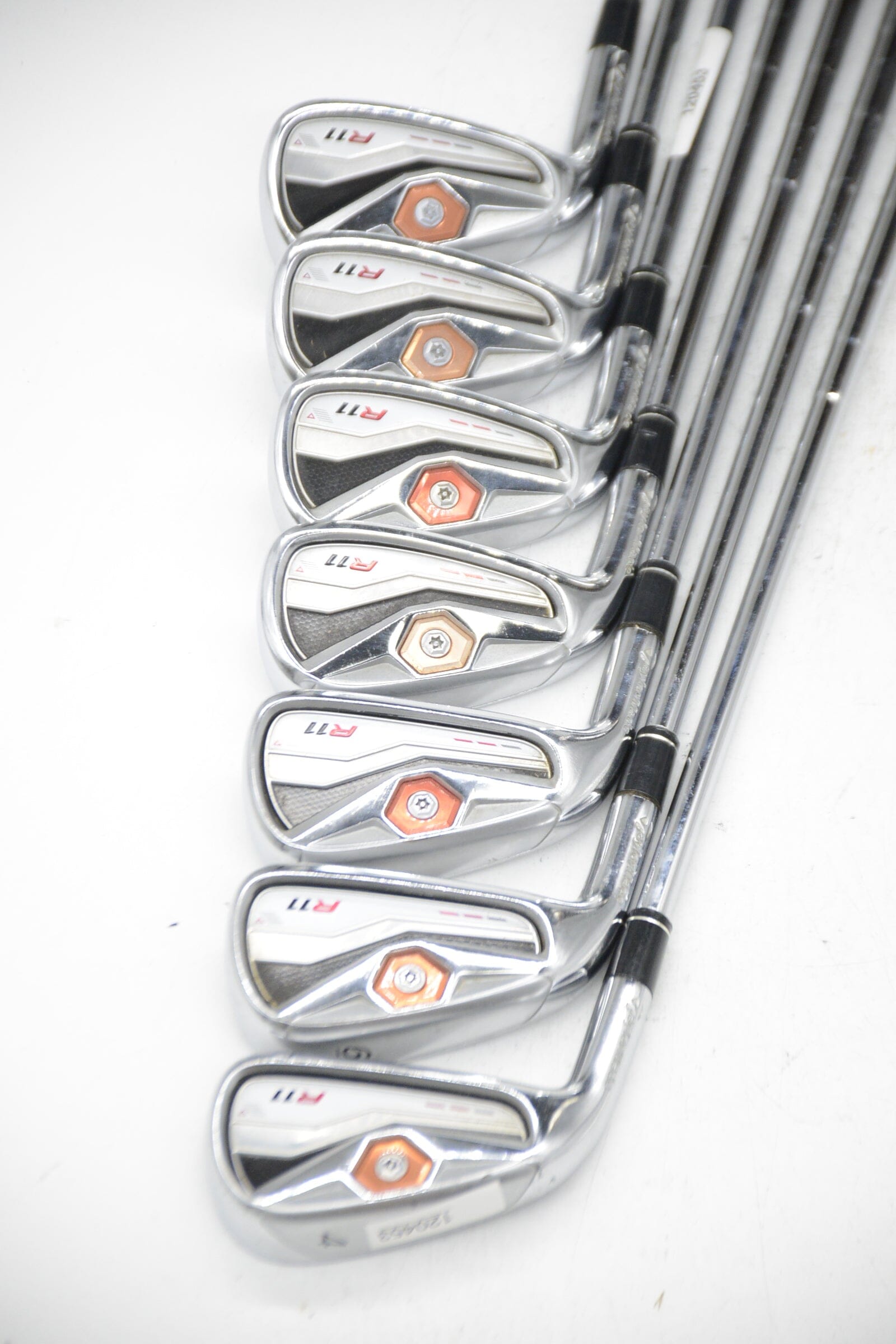 Lefty TaylorMade R11 4, 6-AW Iron Set S Flex +0.5" Golf Clubs GolfRoots 