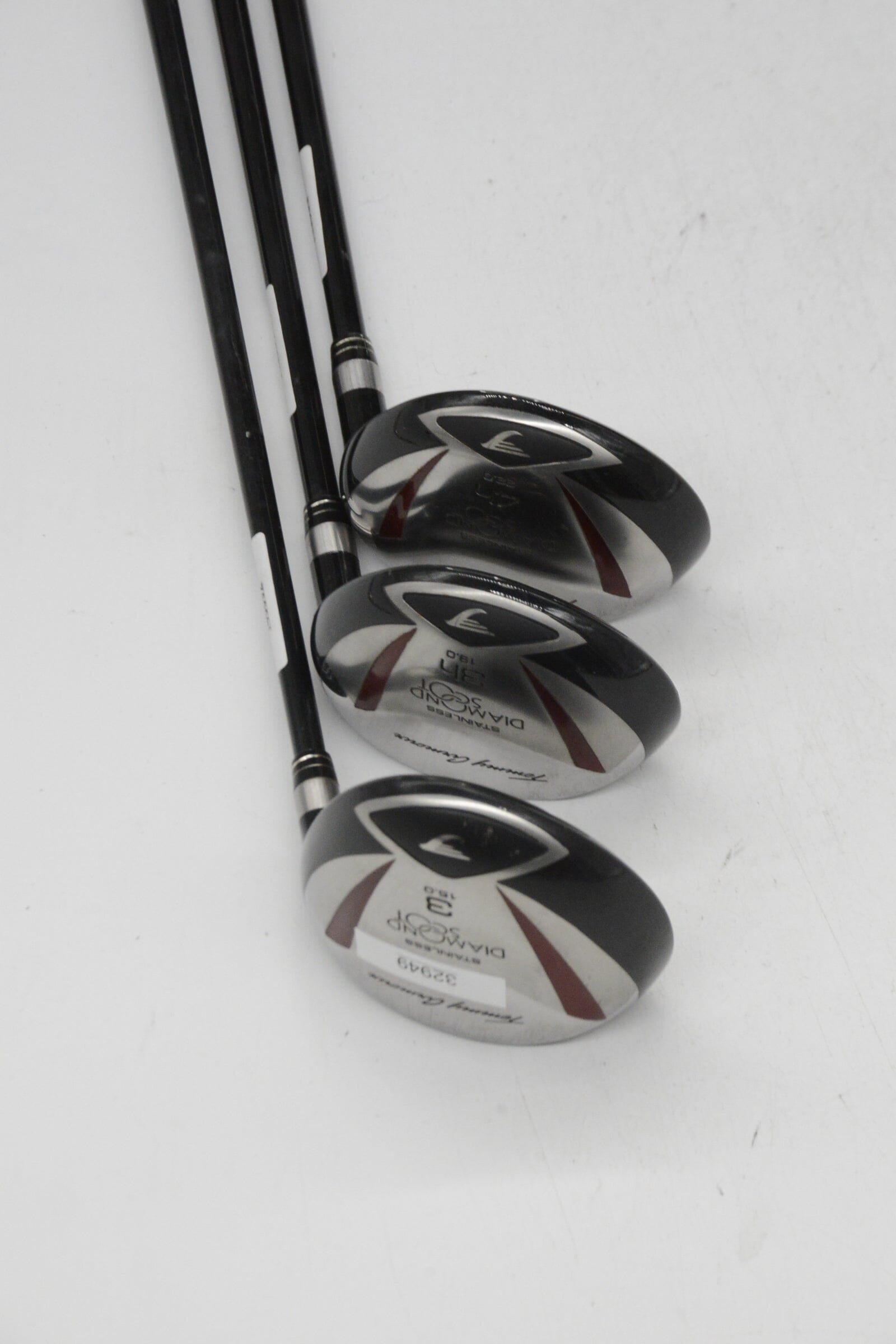 Tommy Armour Diamond Scot 3W, 3H, 4H Wood Set S Flex Golf Clubs GolfRoots 