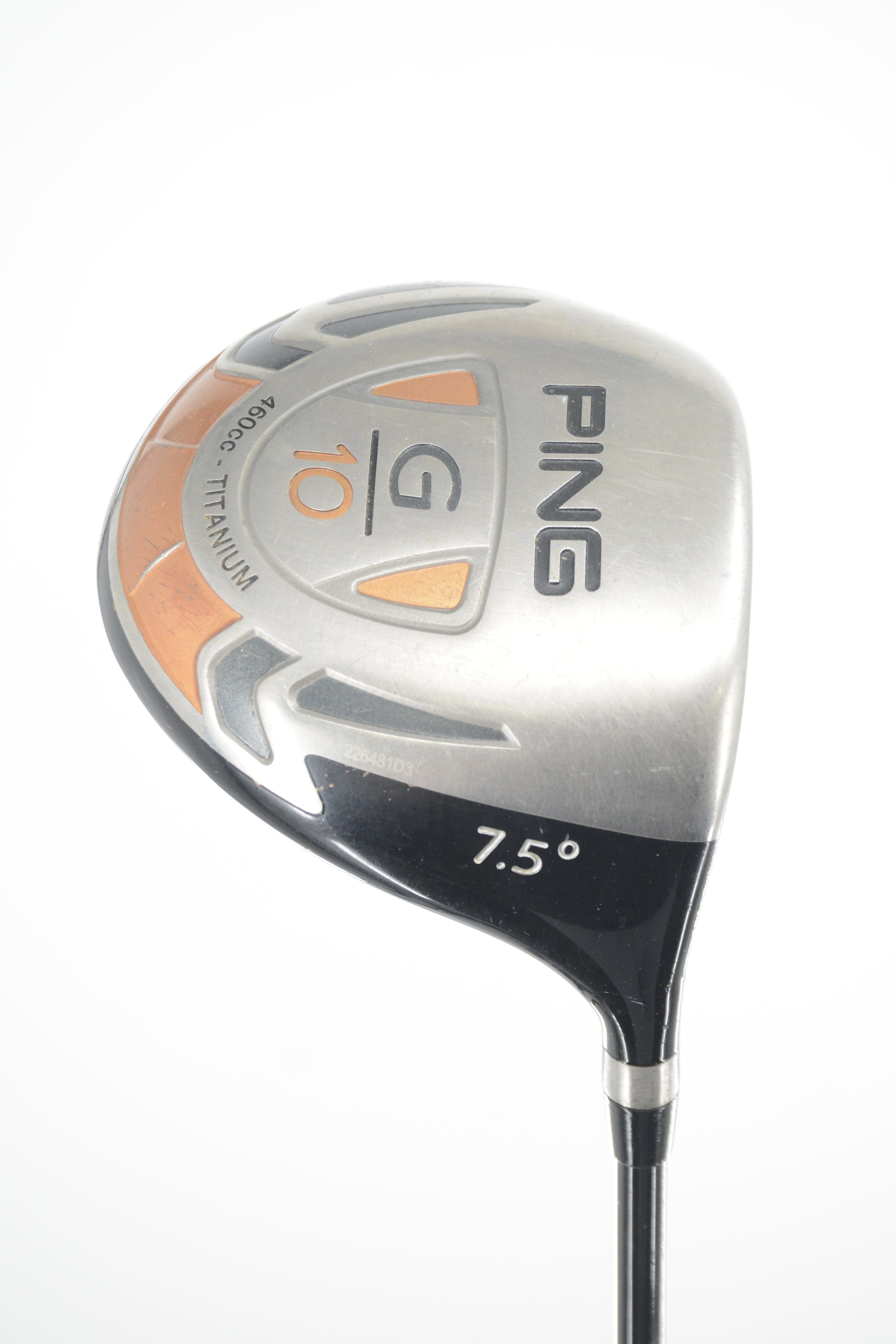 Ping G10 7.5 Degree Driver S Flex 45.5" Golf Clubs GolfRoots 