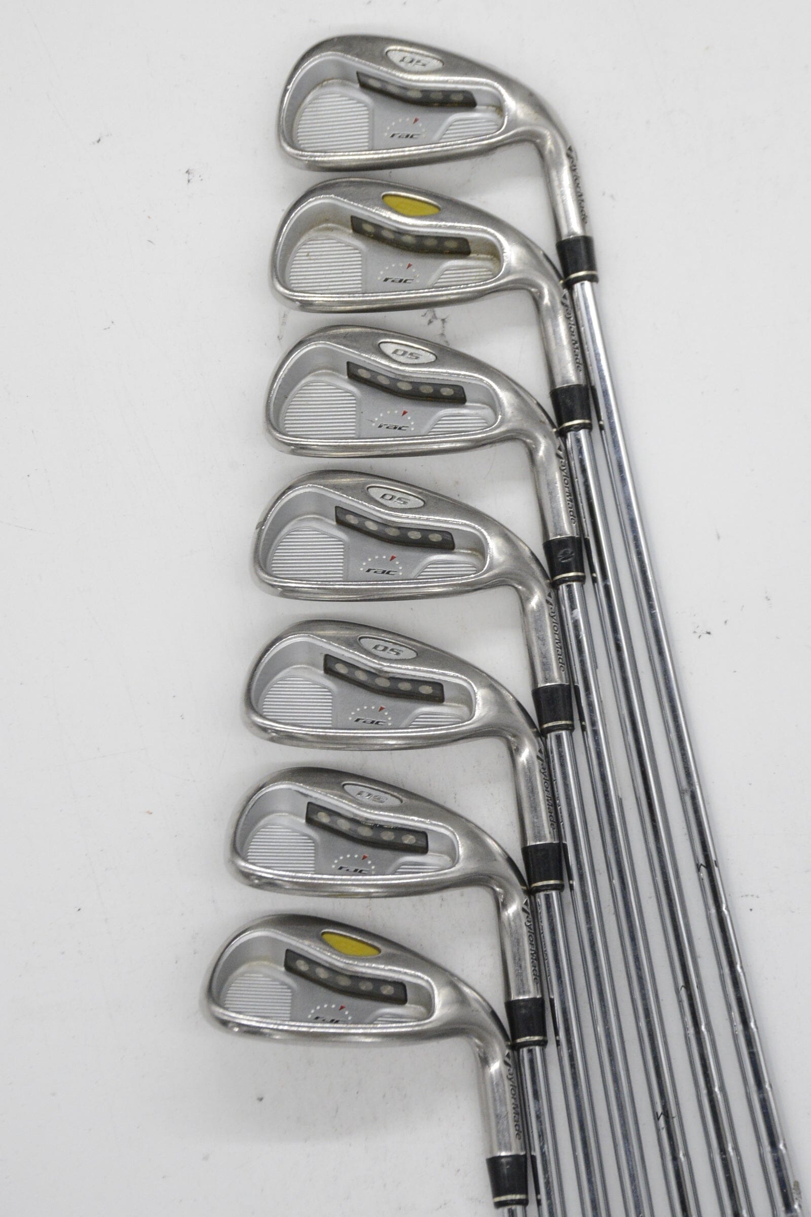 TaylorMade Rac OS 4-PW Iron Set S Flex +0.25" Golf Clubs GolfRoots 
