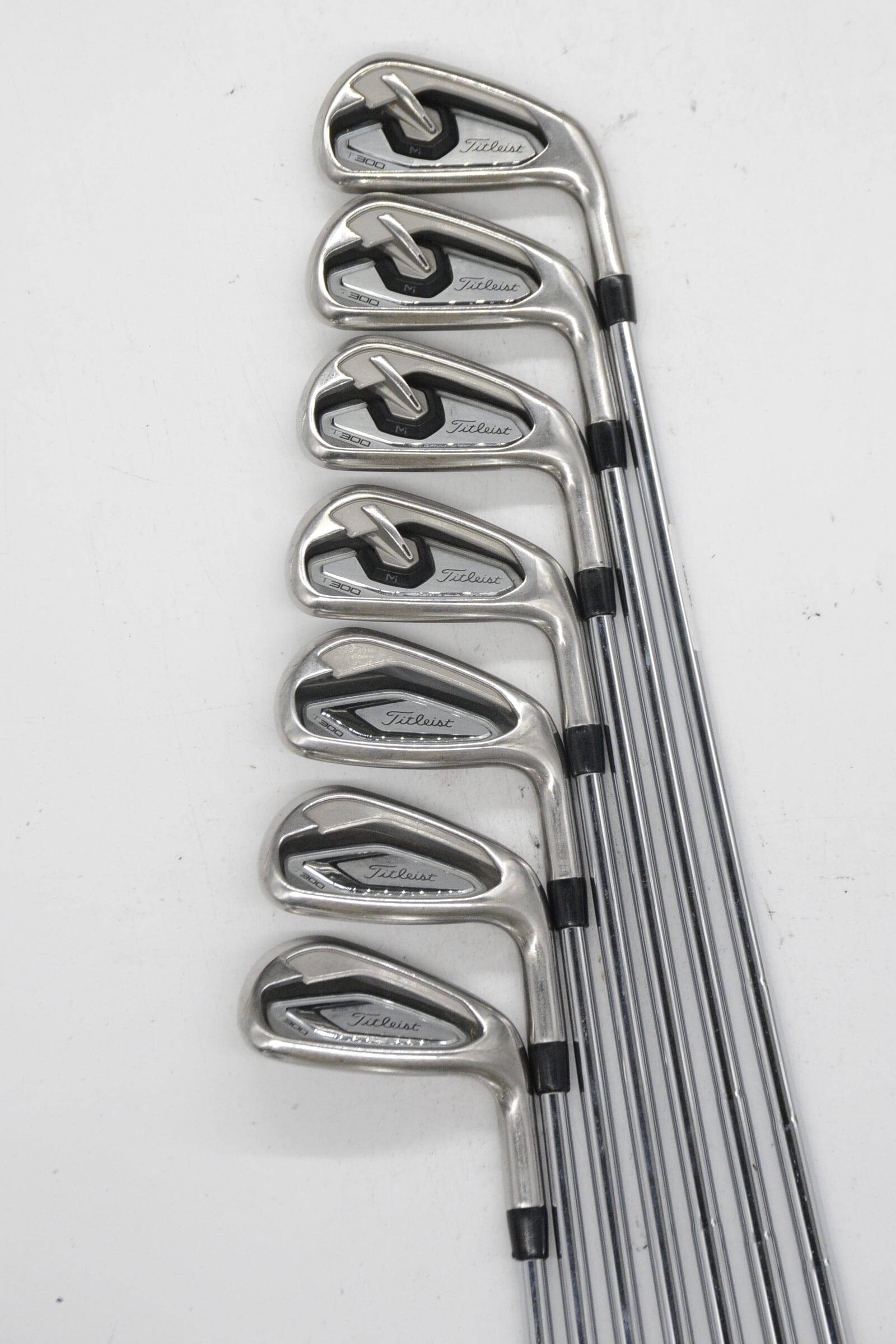 Titleist T300 4-PW Iron Set S Flex +0.5" Golf Clubs GolfRoots 