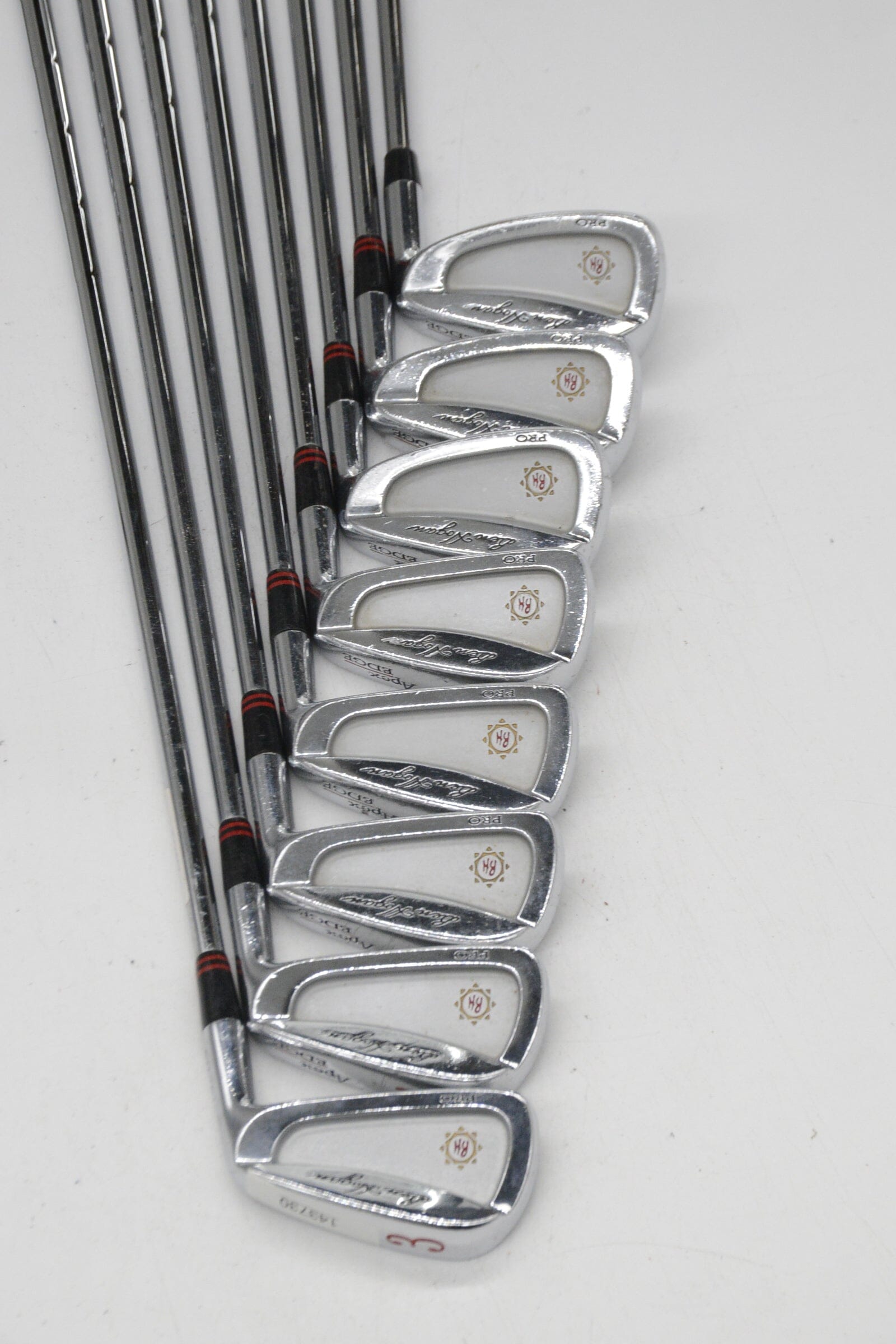 Ben Hogan Apex Edge Pro 3-PW Iron Set S Flex -0.25" Golf Clubs GolfRoots 